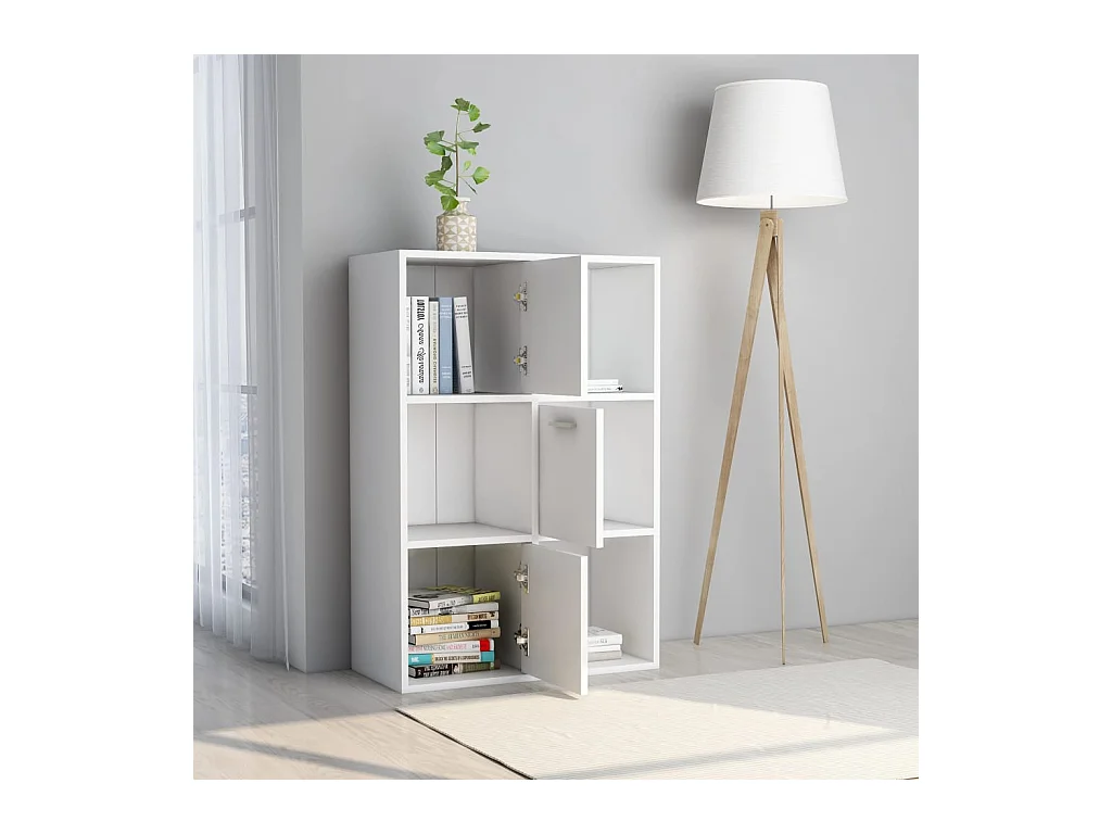 Armoire de rangement Blanc 60x29,5x90 cm Bois d'ingénierie