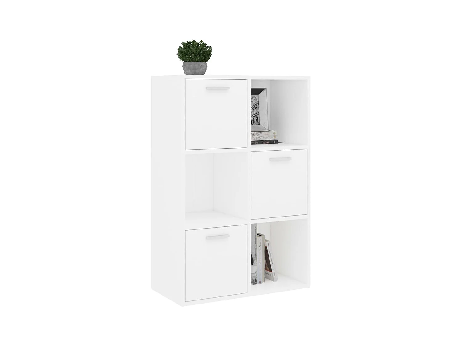 Armoire de rangement Blanc 60x29,5x90 cm Bois d'ingénierie