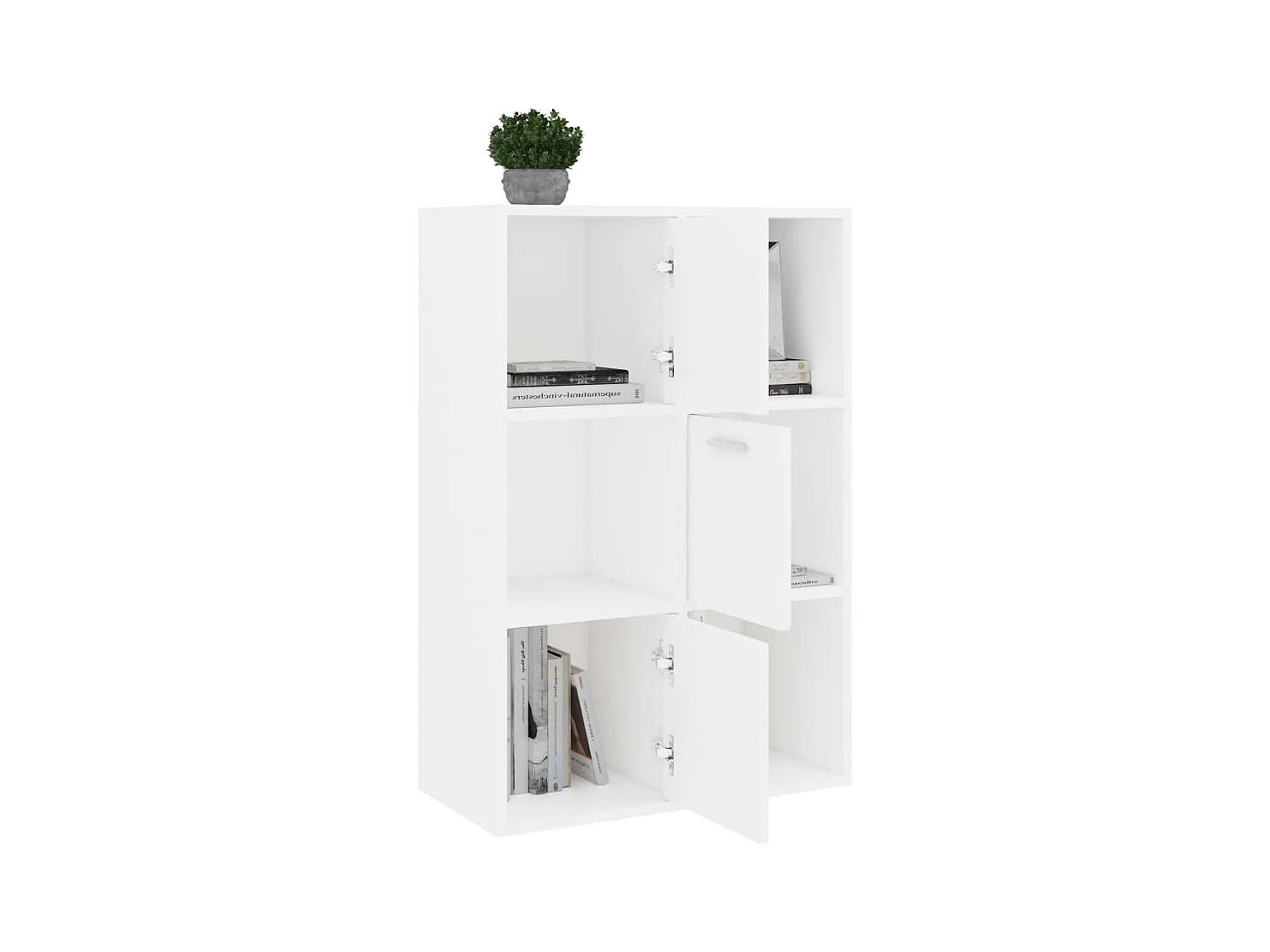 Armoire de rangement Blanc 60x29,5x90 cm Bois d'ingénierie
