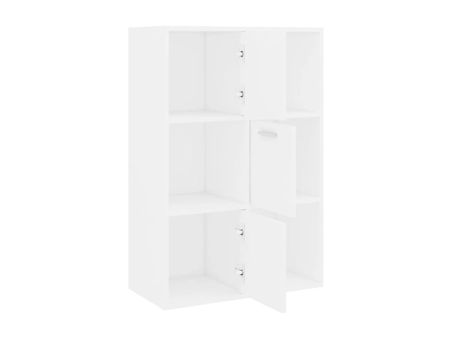 Armoire de rangement Blanc 60x29,5x90 cm Bois d'ingénierie