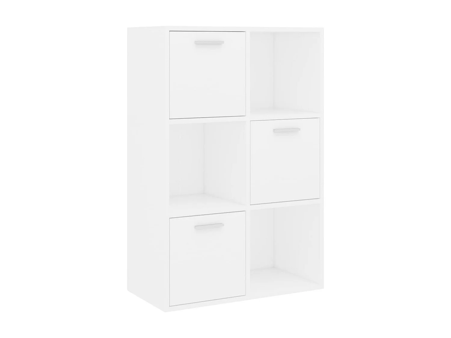 Mobile contenitore bianco 60x29,5x90 cm in legno ingegnerizzato