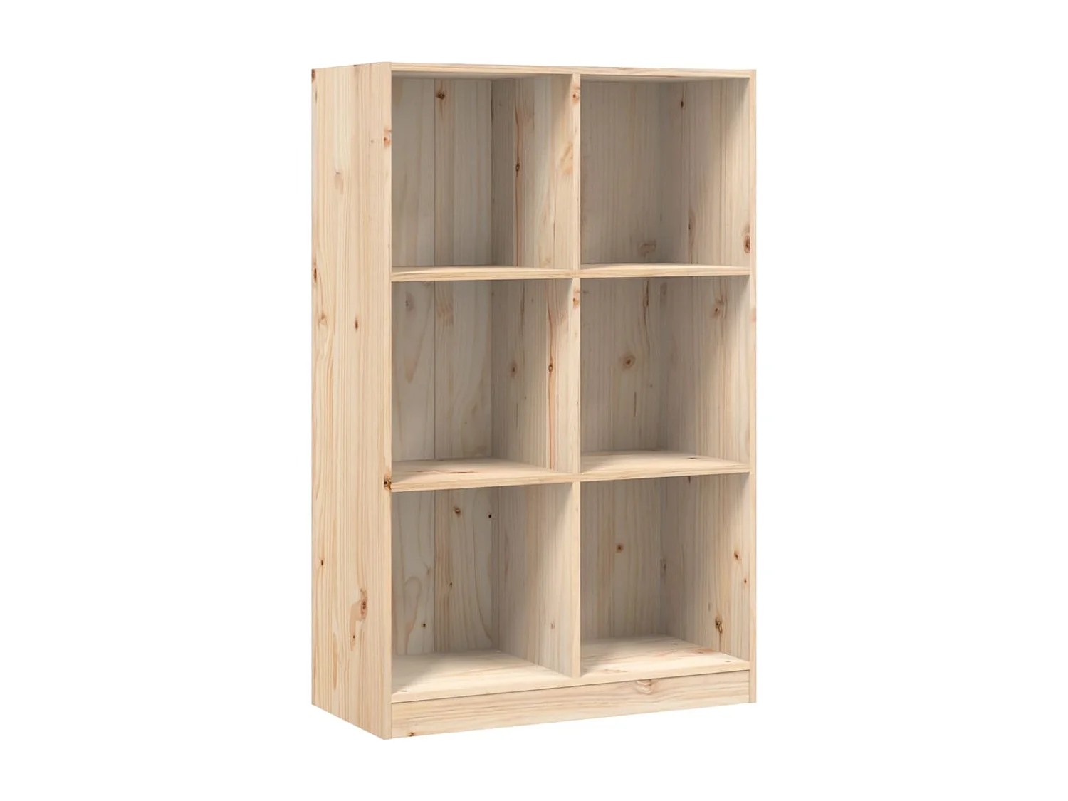 Librería 70x33x110 cm madera maciza de pino