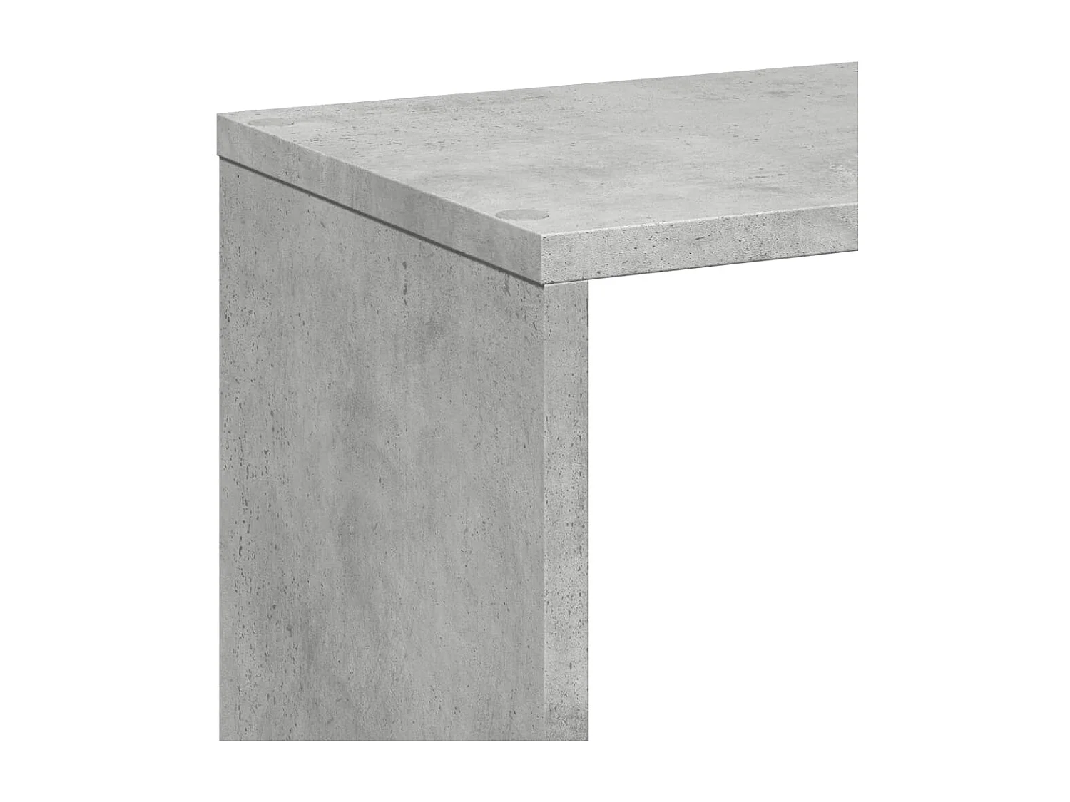 Étagère séparatrice de pièce gris béton 67x25x161,5 cm