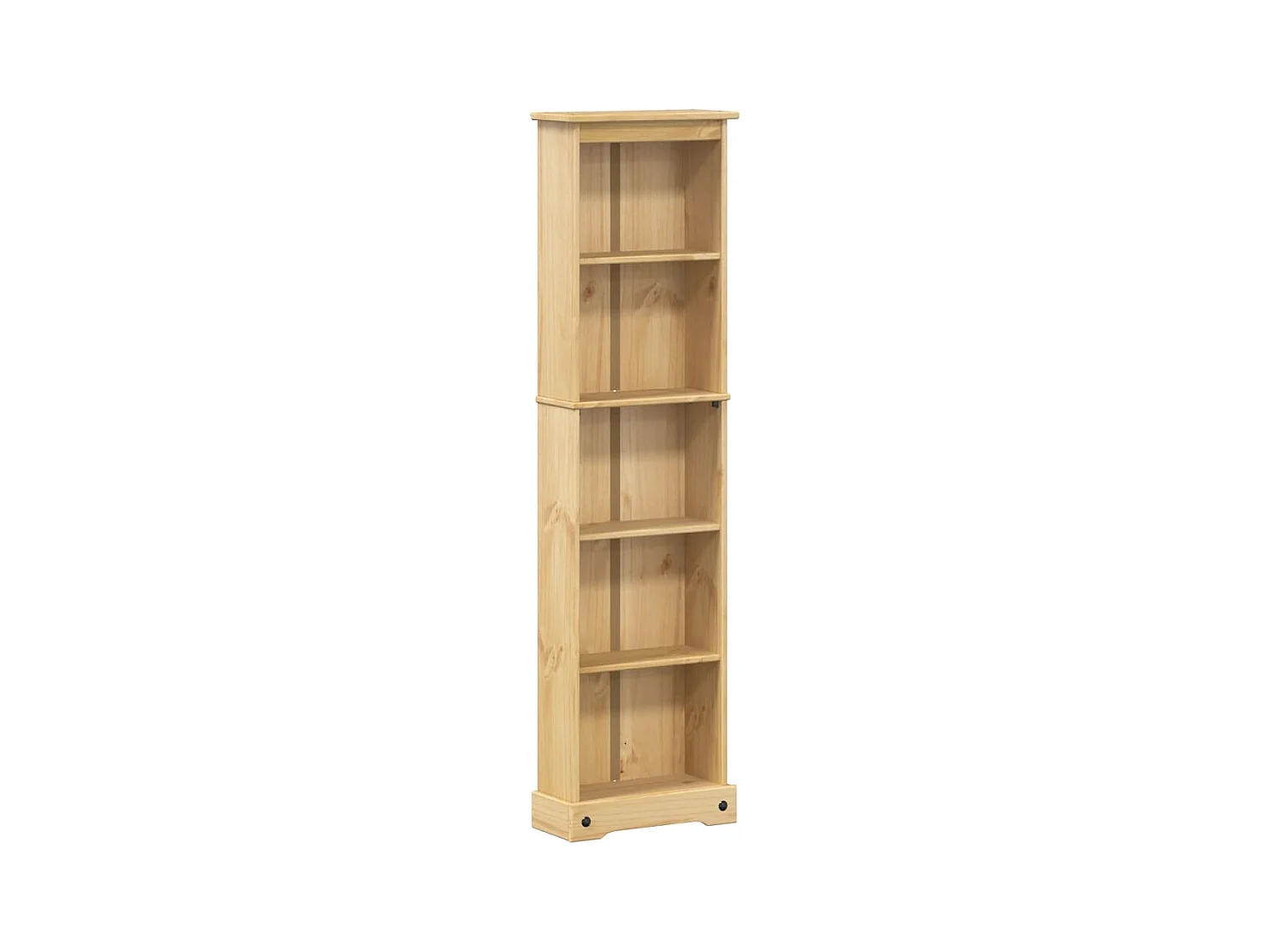 Libreria Corona 46x20x170 cm in legno massello di pino