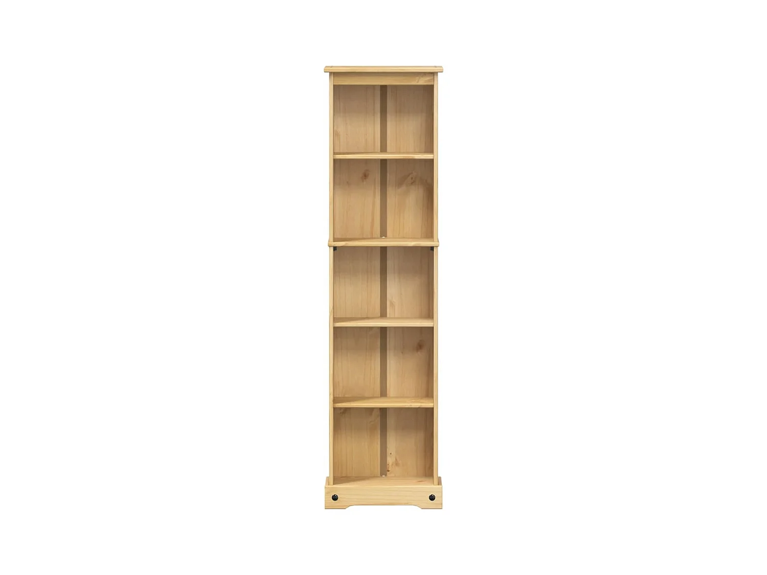 Libreria Corona 46x20x170 cm in legno massello di pino