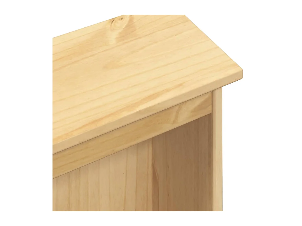 Libreria Corona 46x20x170 cm in legno massello di pino