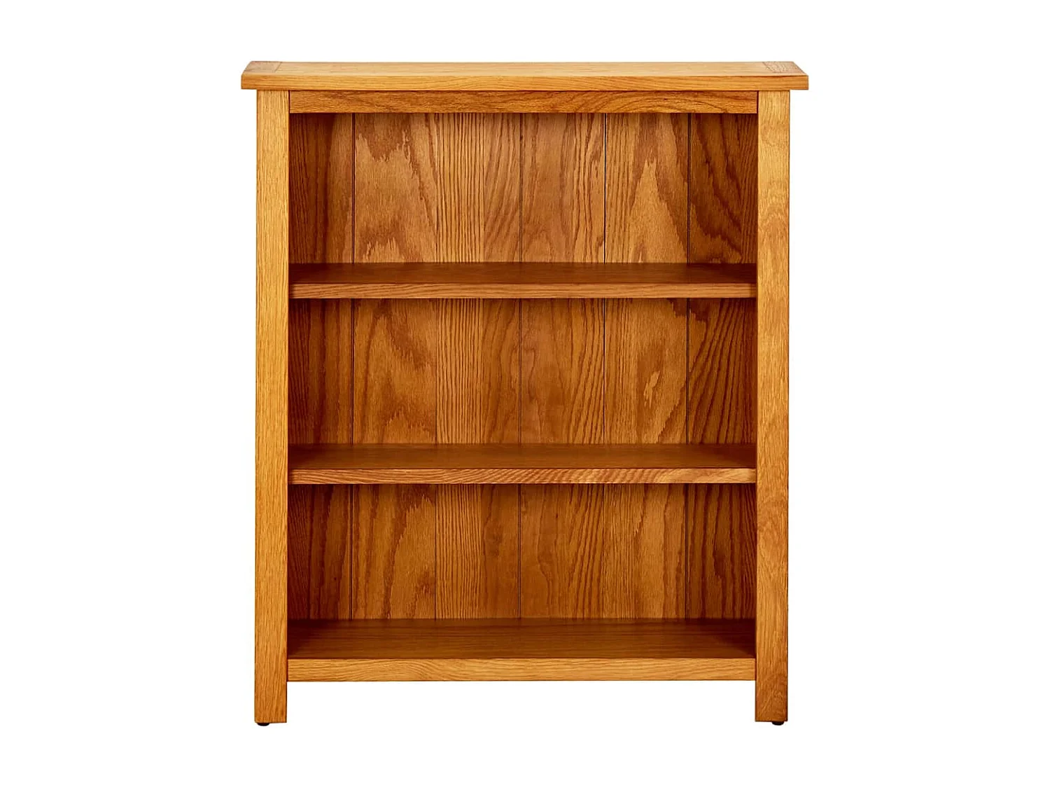 Librería de 3 estantes 70 x 22,5 x 82 cm Madera maciza de roble