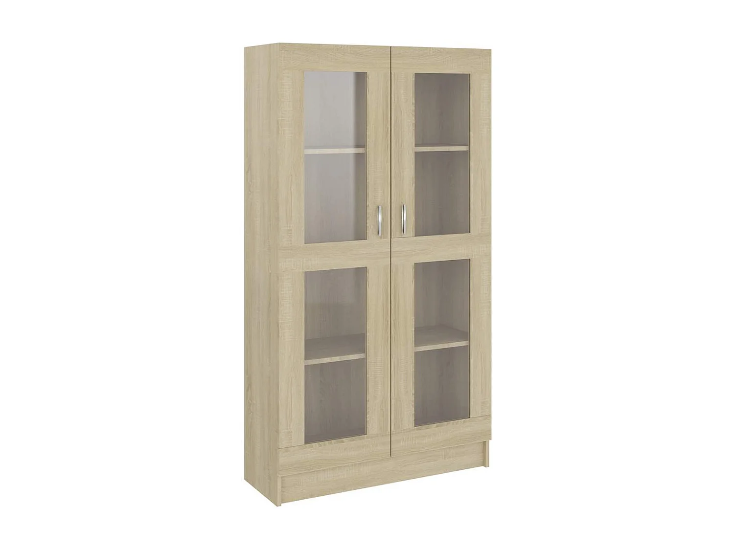 Vitrina roble Sonoma 82,5x30,5x150 cm Madera de ingeniería