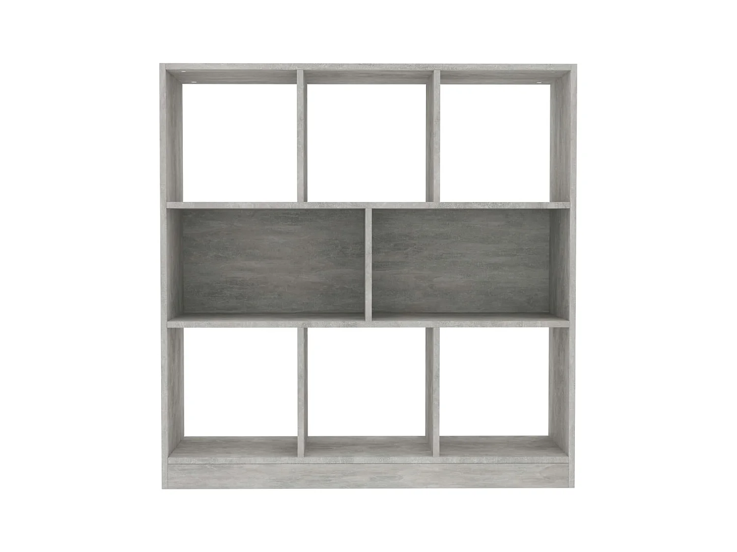 Libreria grigio cemento 97,5x29,5x100 cm in legno ingegnerizzato