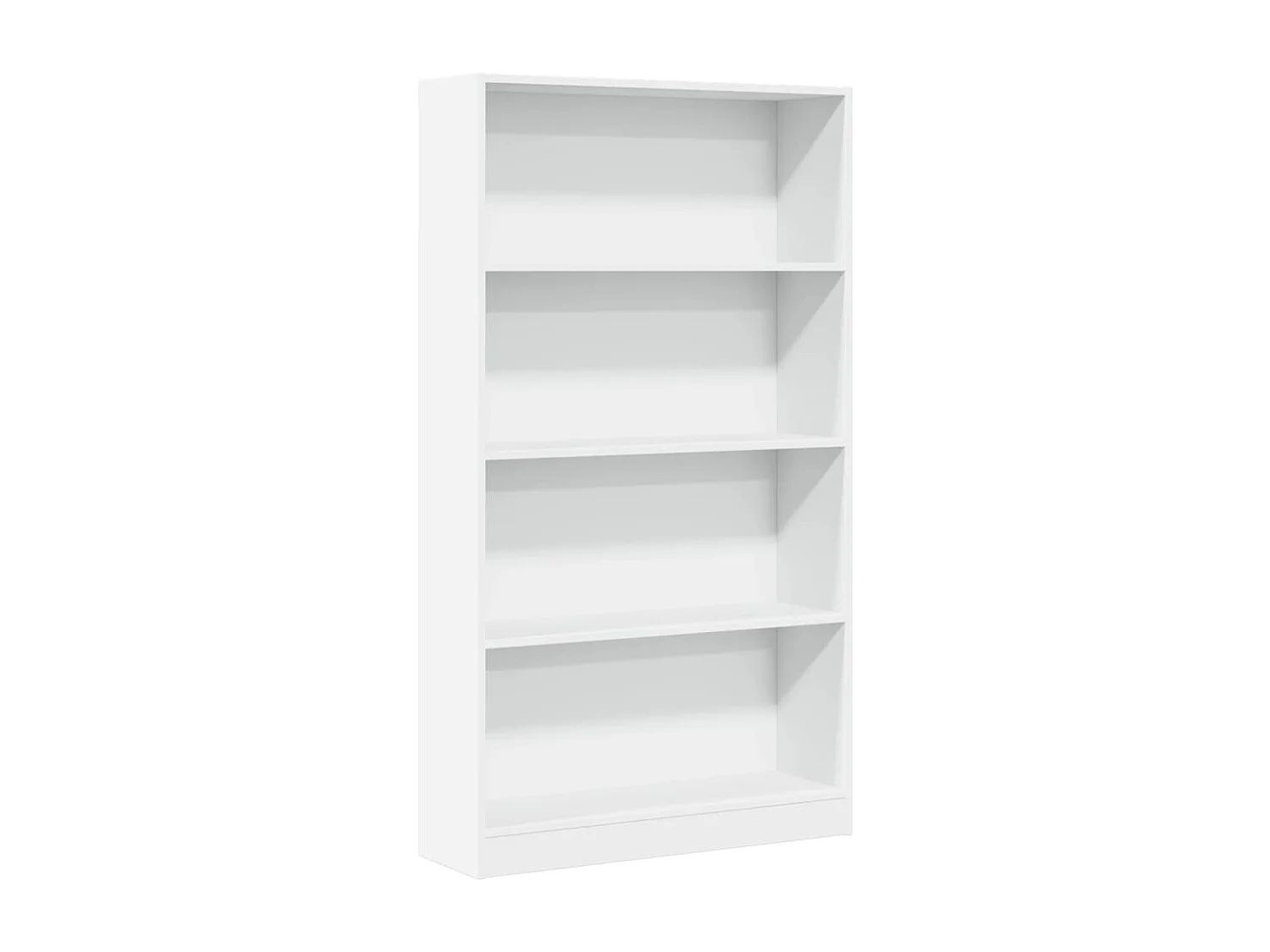 Libreria bianca 80x24x143 cm in legno ingegnerizzato