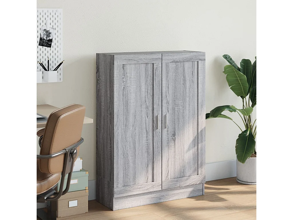 Librería Sonoma gris 82,5x30,5x115 cm madera de ingeniería