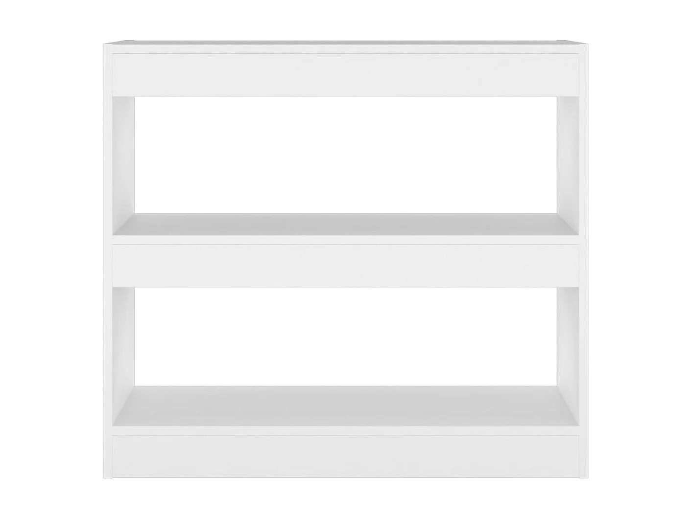 Librería/Separador de ambientes Blanco 80x30x72 cm