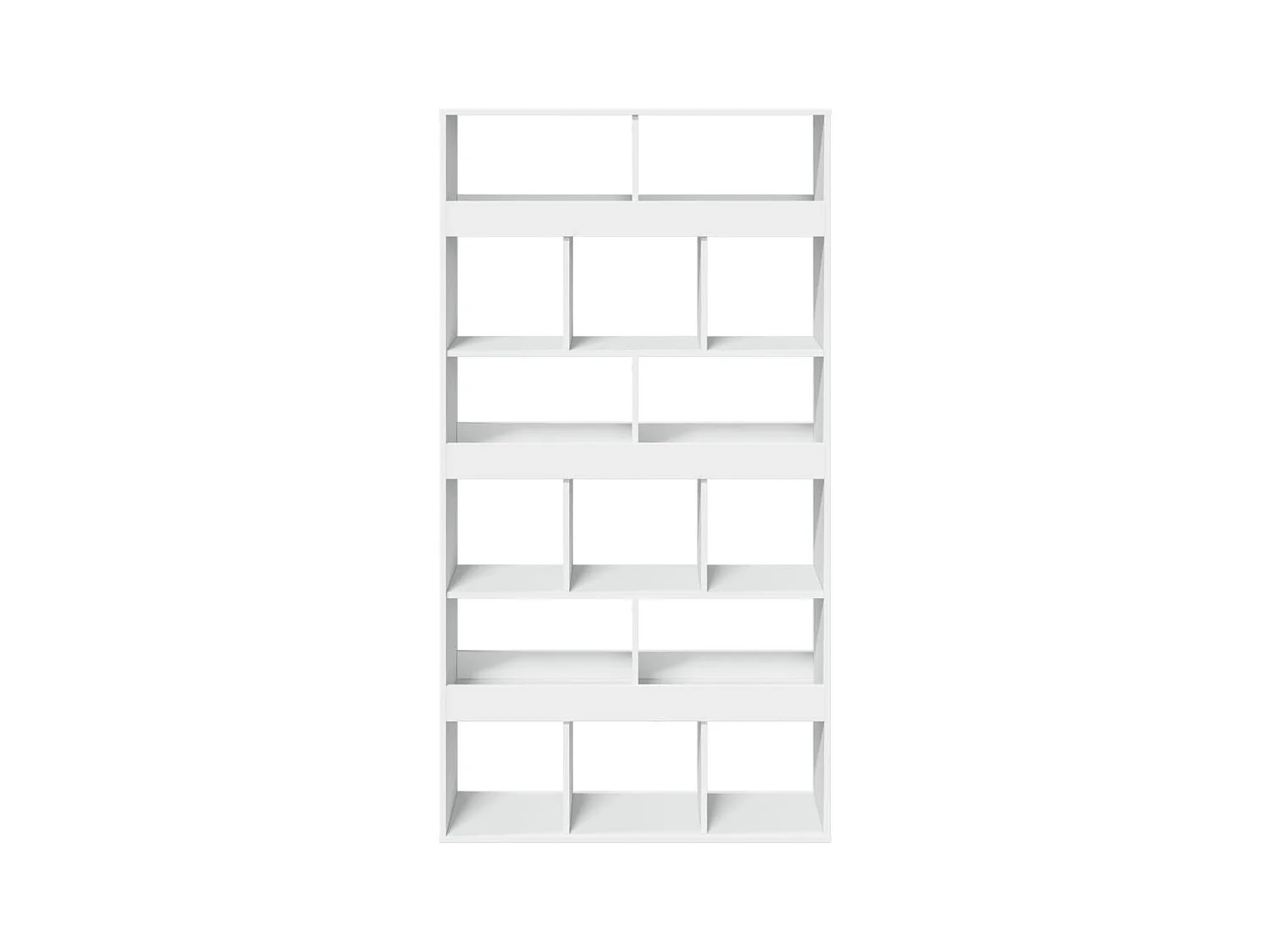 Cloison de séparation blanc 100x33x187,5 cm bois d'ingénierie