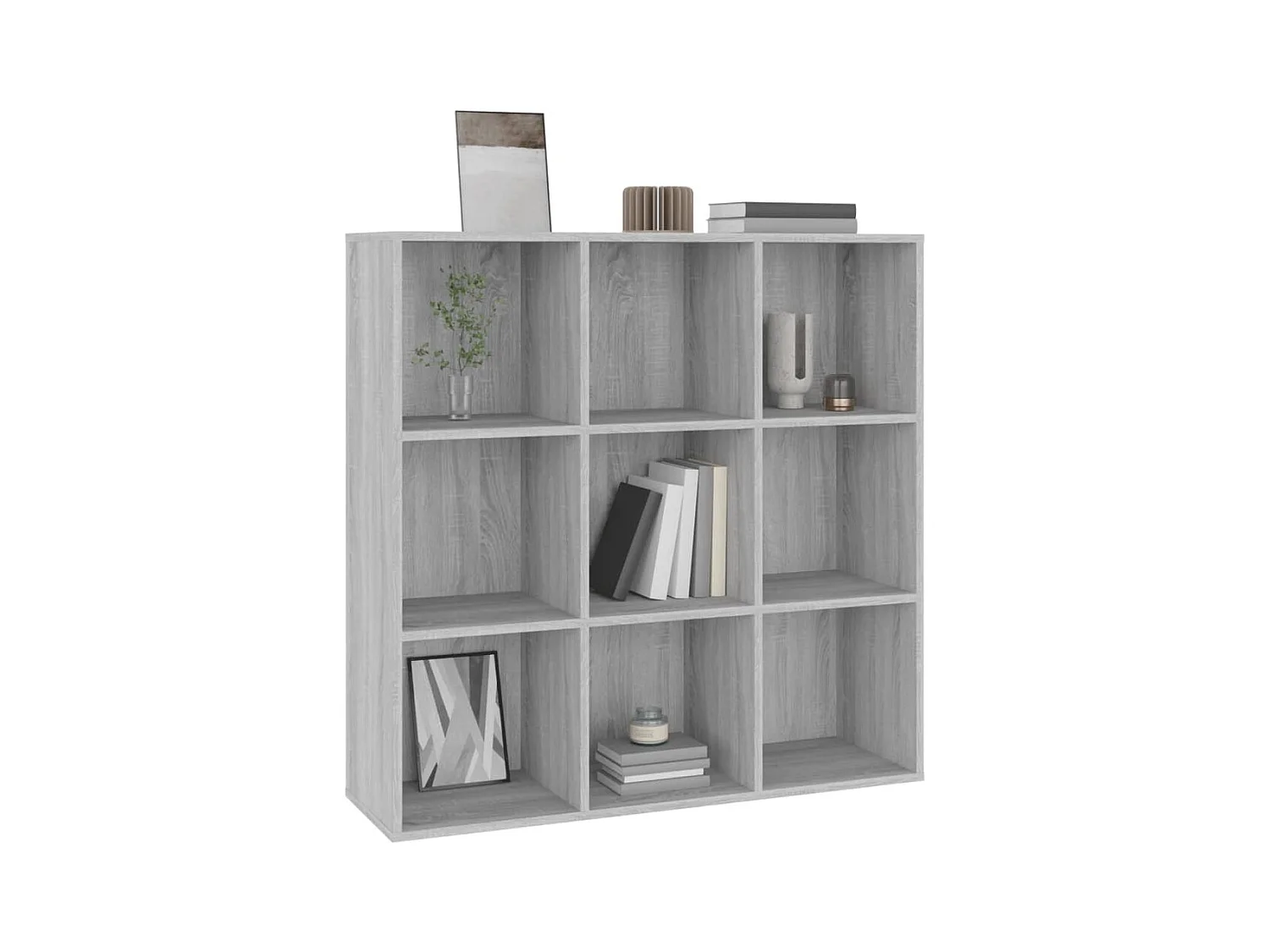 Armoire à livres sonoma gris 98x29x97,5 cm