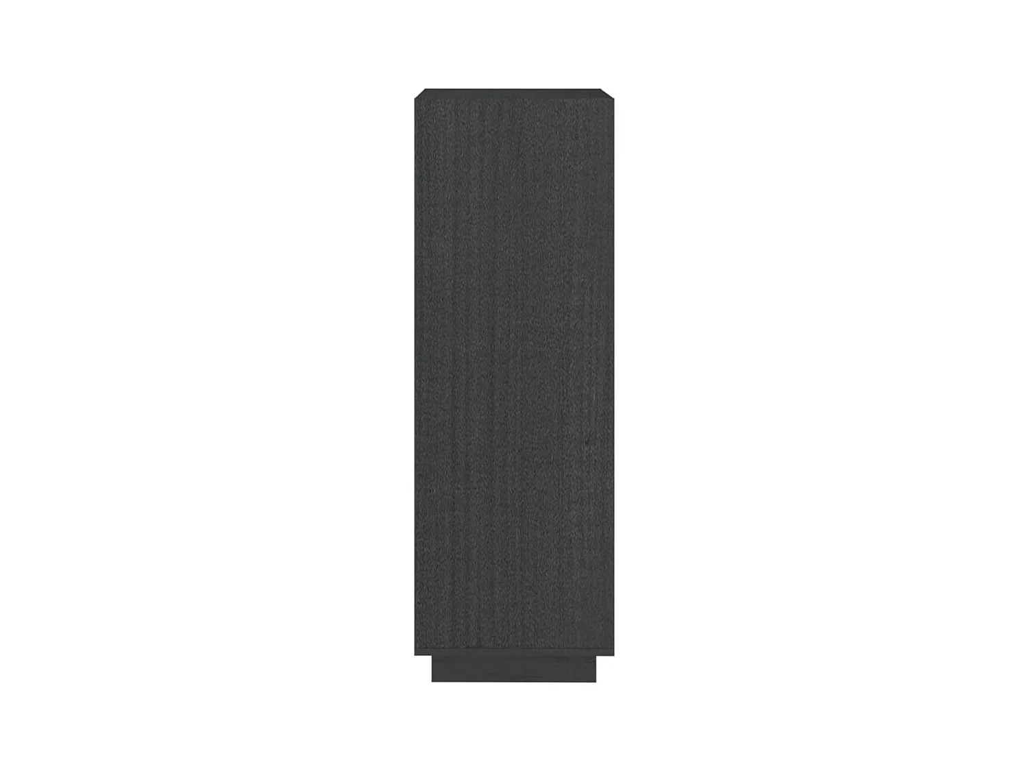 Bibliothèque/Séparateur de pièce gris 40x35x103 cm pin massif