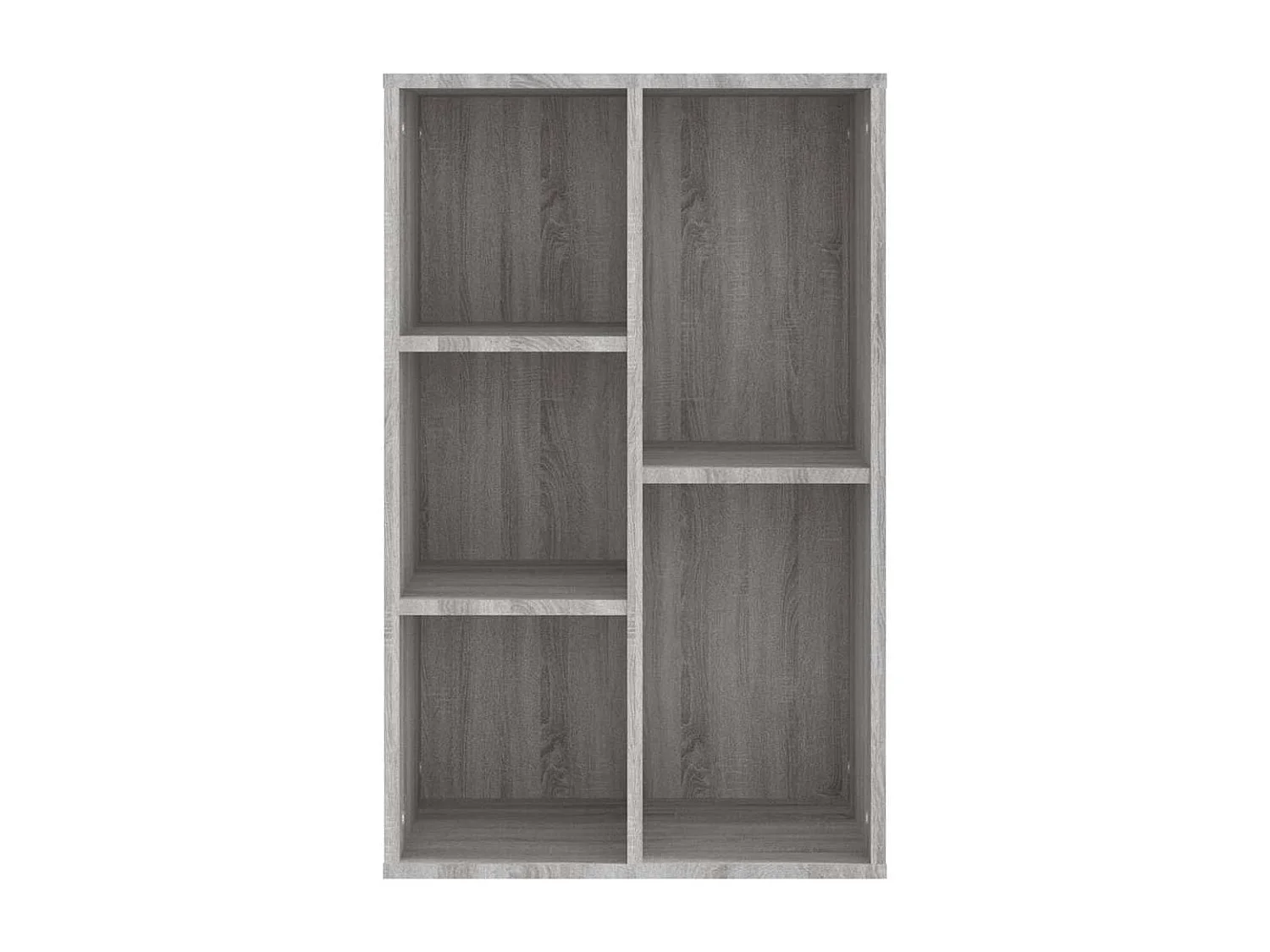 Bibliothèque/Buffet sonoma gris 50x25x80 cm bois d'ingénierie
