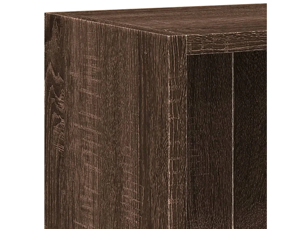 Libreria in rovere marrone 60x24x76 cm in legno ingegnerizzato