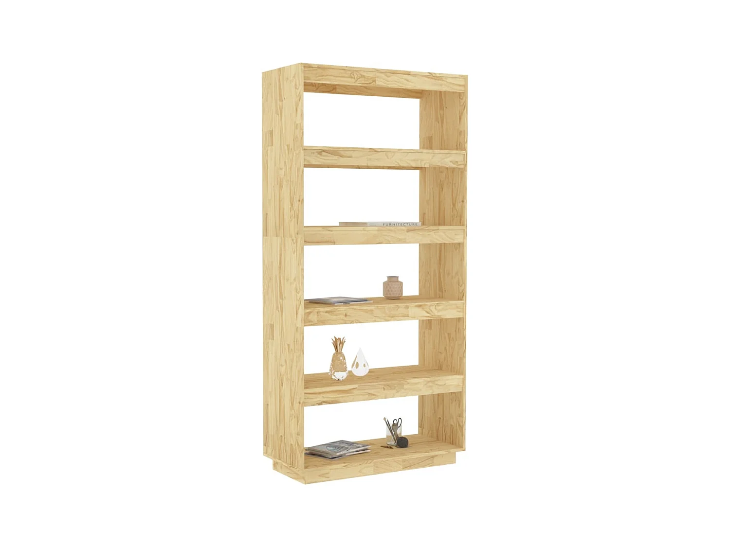 Bibliothèque/Séparateur de pièce 80x35x167 cm pin massif