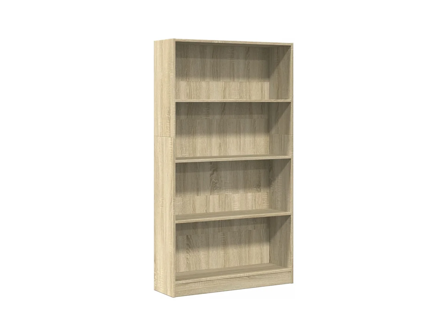 Librería de roble Sonoma 80x24x143 cm madera de ingeniería