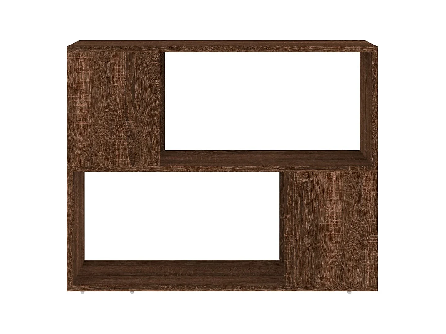 Bibliothèque/Séparateur de pièce Chêne marron 80x24x63 cm