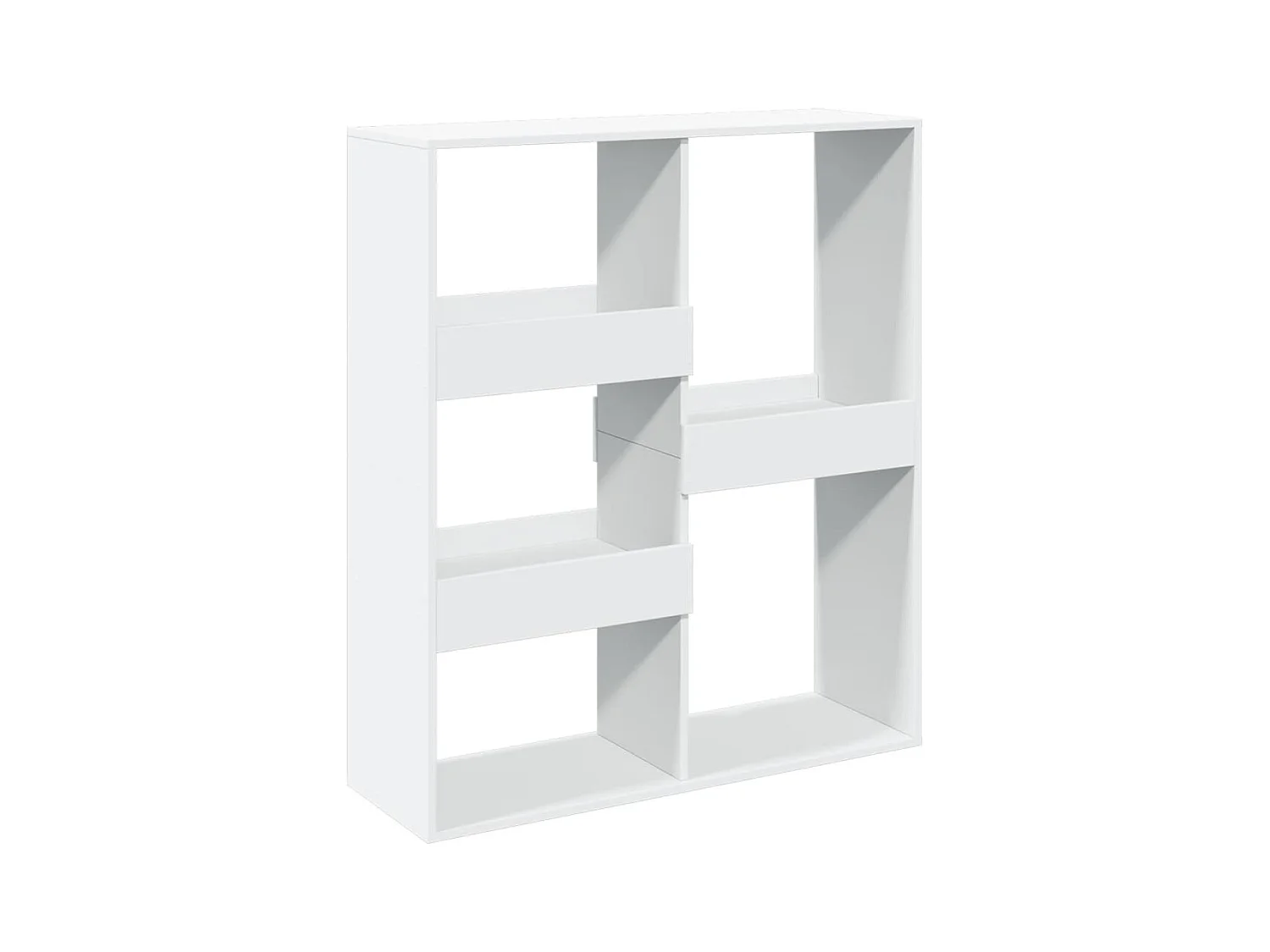 Bibliothèque/Cloison de séparation blanc 100x33x115 cm