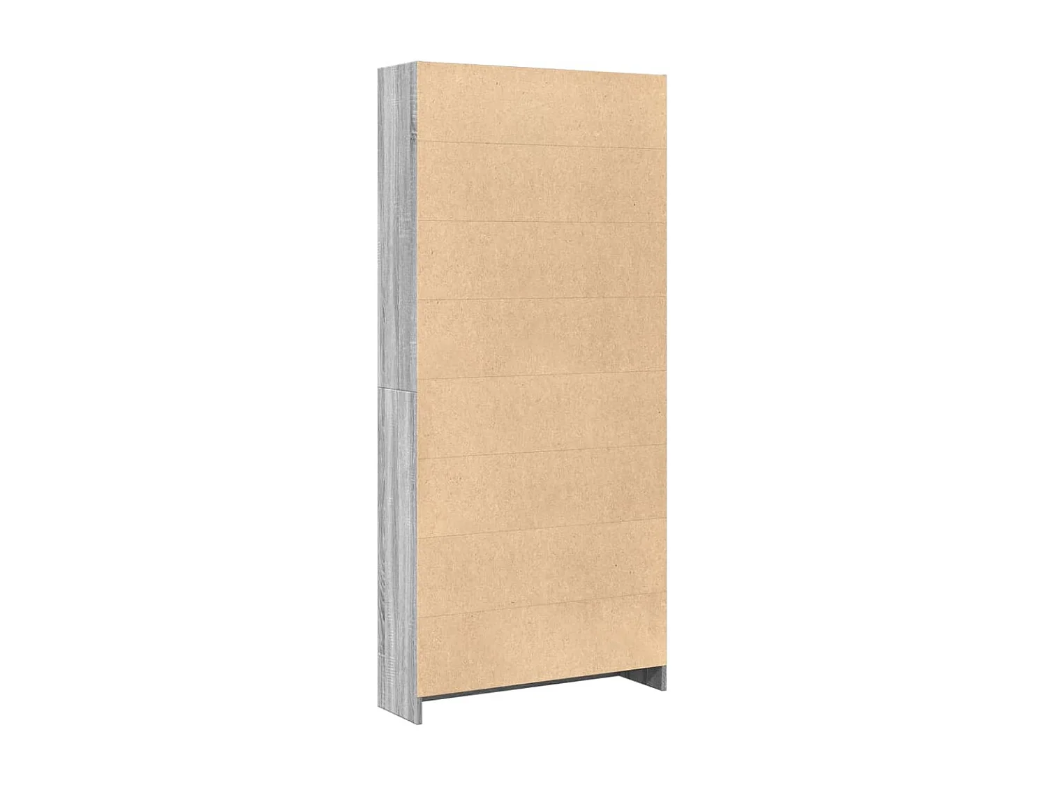 Librería Sonoma gris 80x24x176 cm madera de ingeniería