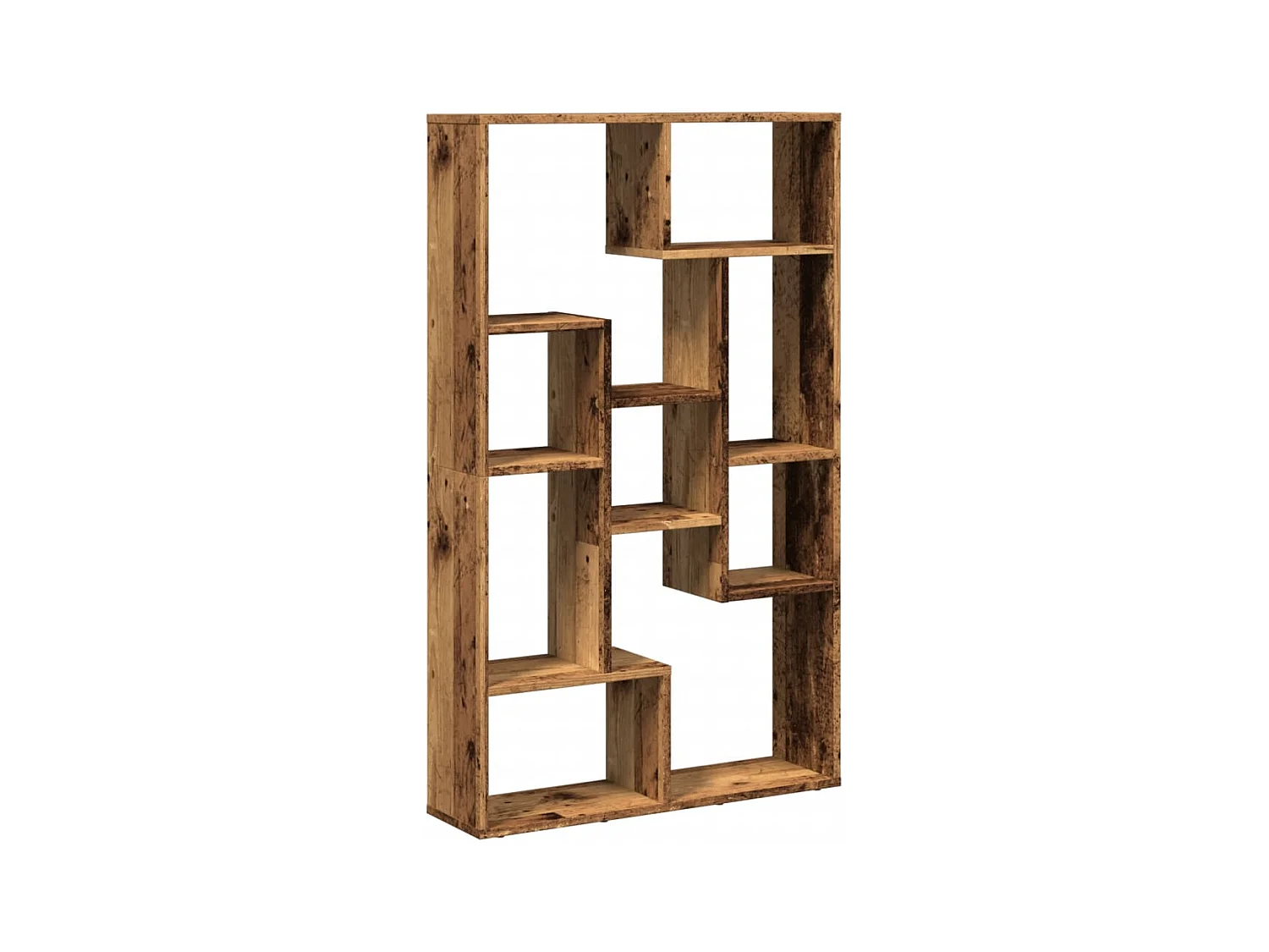 Bibliothèque vieux bois 72x20x120 cm bois d'ingénierie