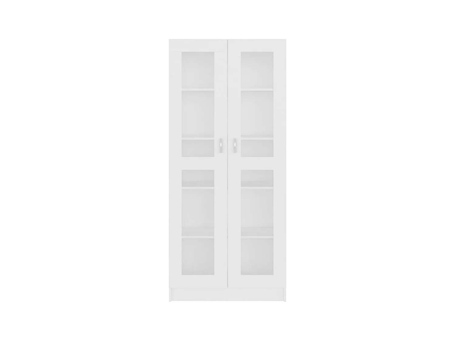 Vitrina Blanca 82,5x30,5x185,5 cm Madera de ingeniería