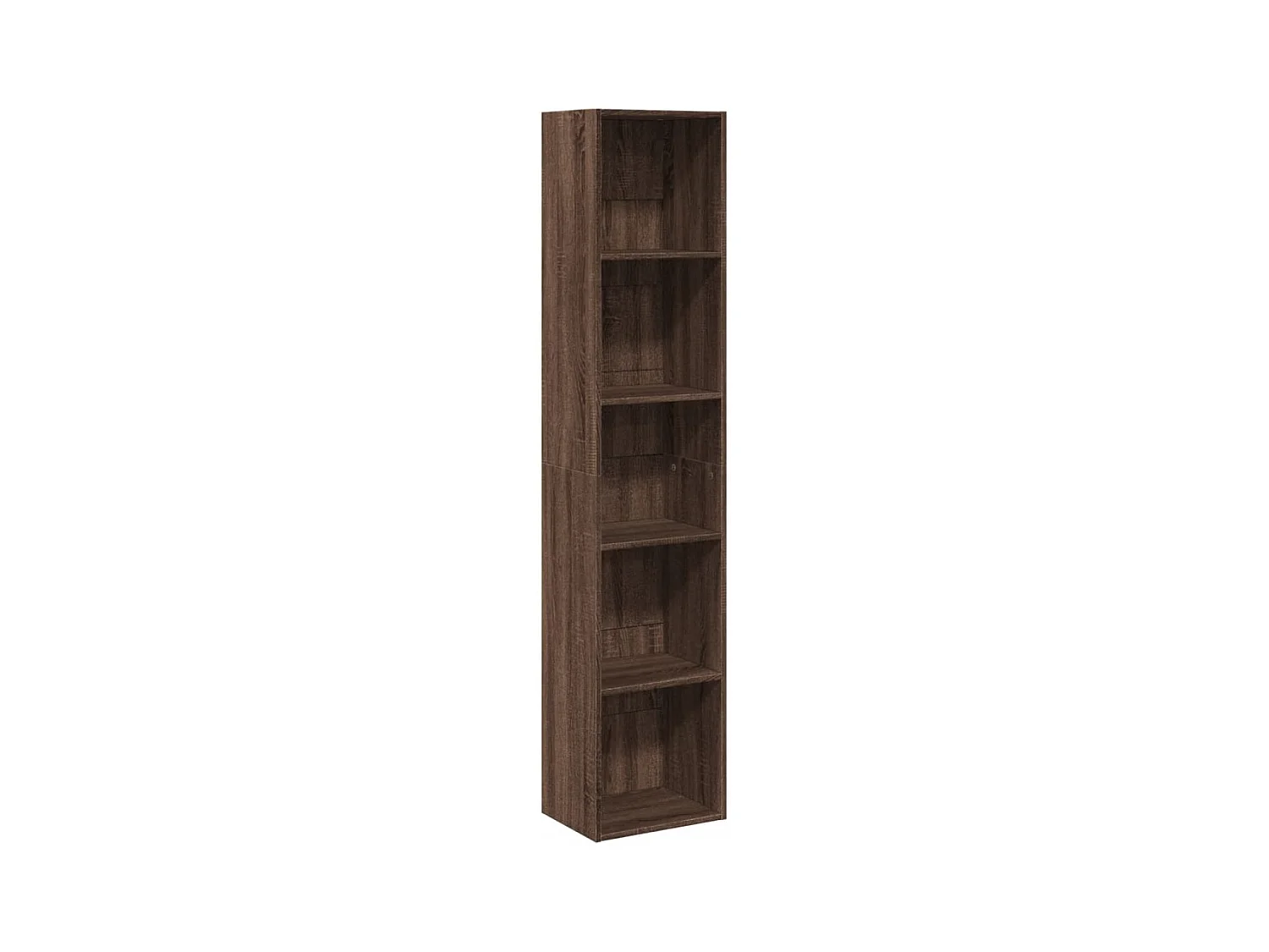Bibliothèque chêne marron 40x30x189 cm bois d'ingénierie