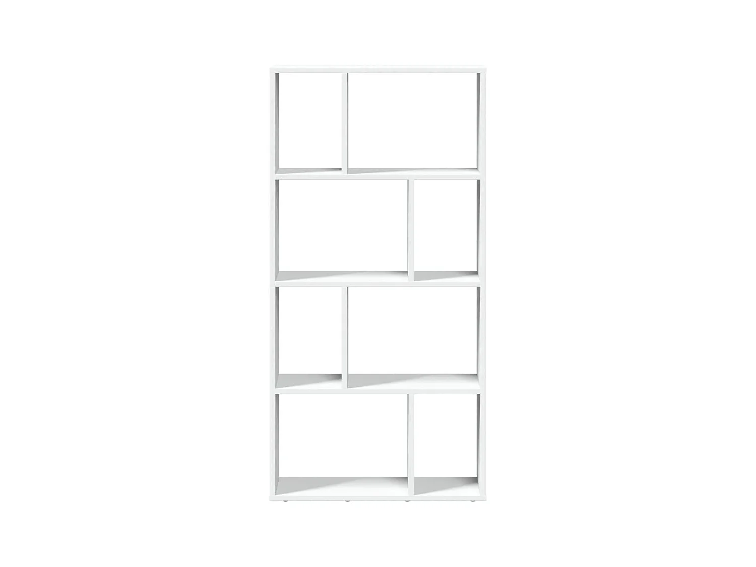 Libreria bianca 60x20x120 cm in legno ingegnerizzato