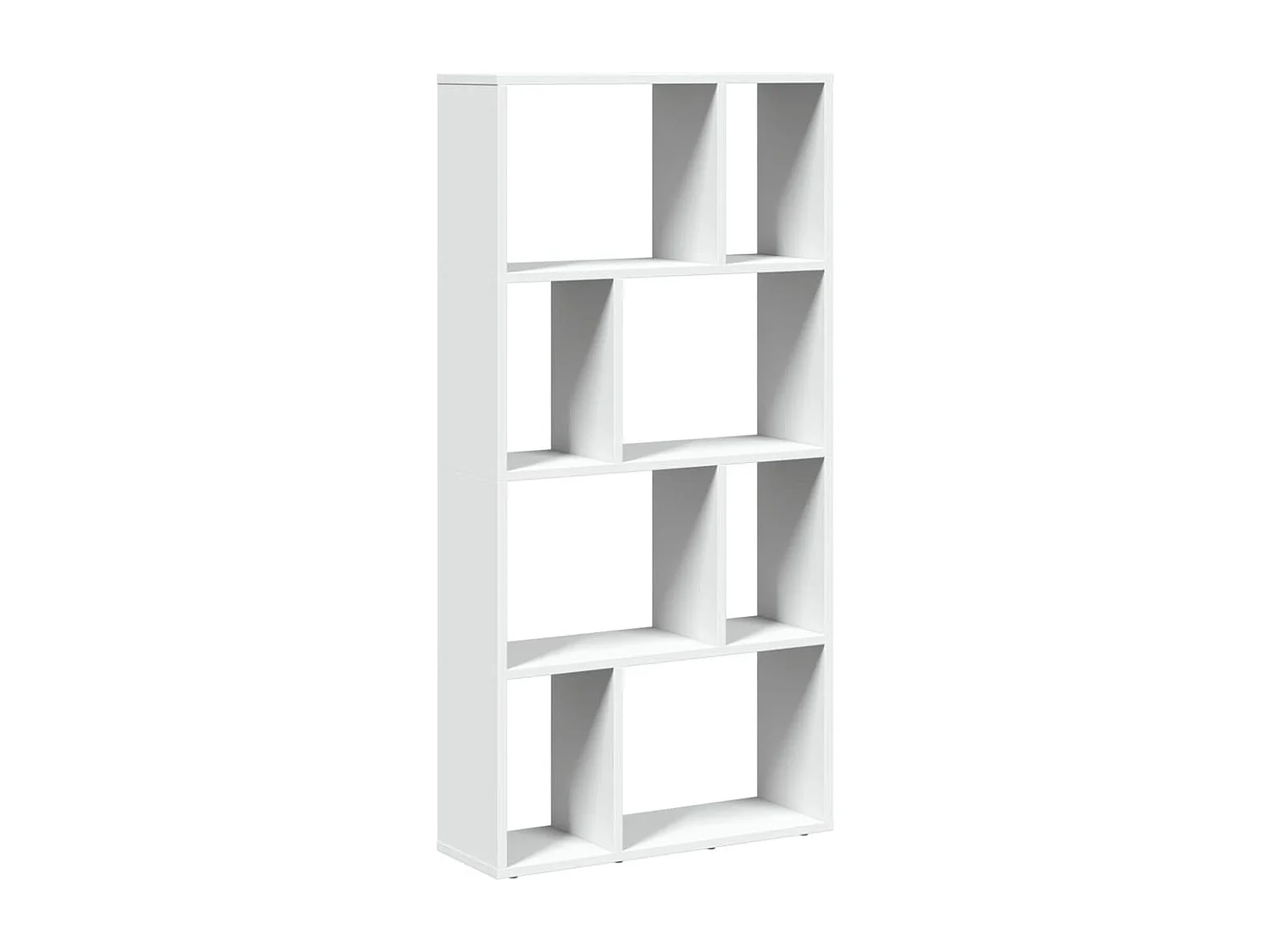 Libreria bianca 60x20x120 cm in legno ingegnerizzato