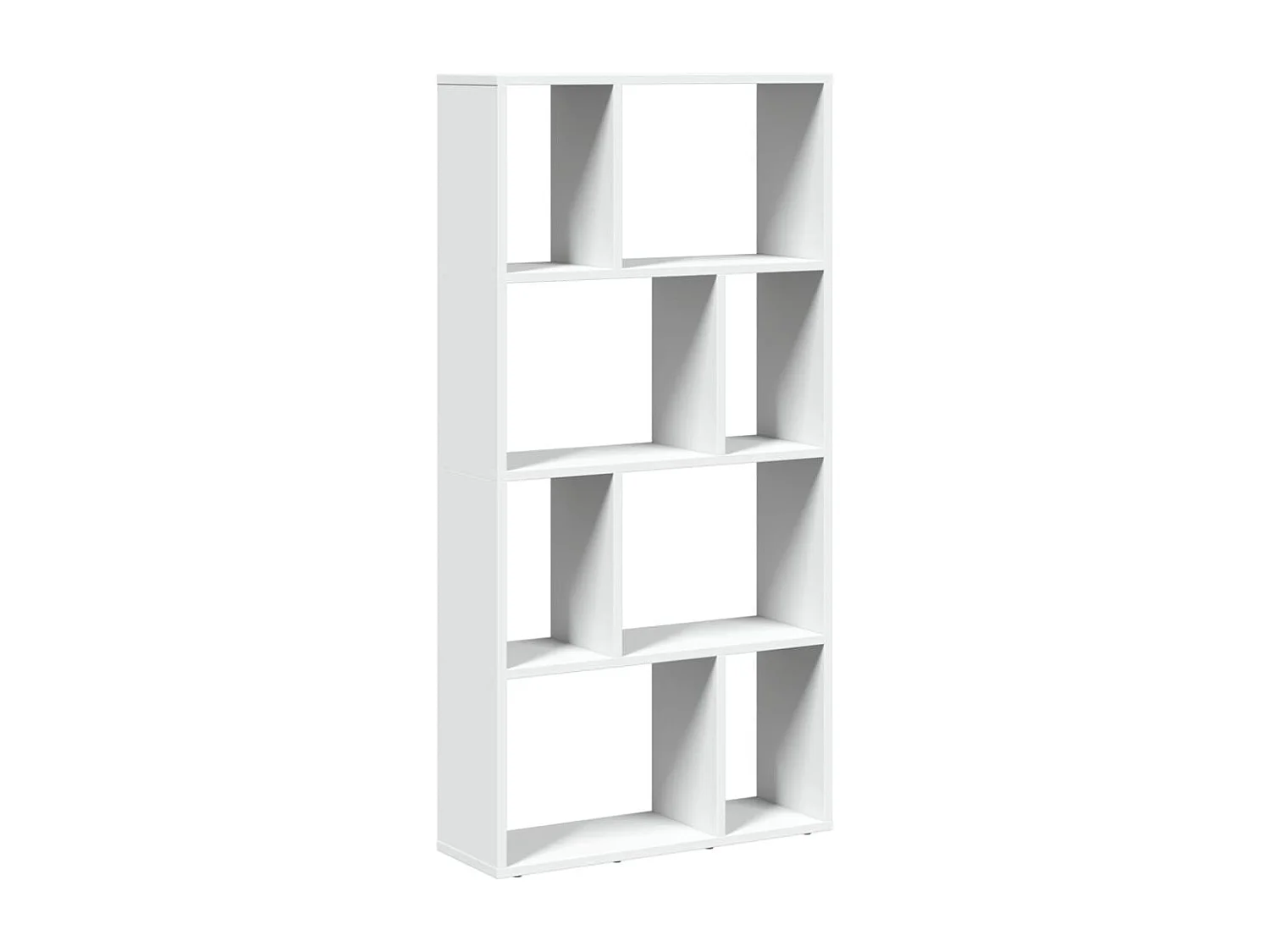 Libreria bianca 60x20x120 cm in legno ingegnerizzato