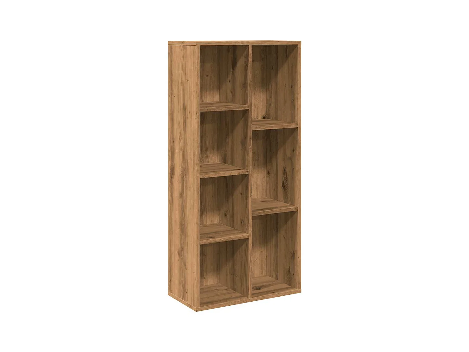 Libreria artigianale in rovere 50x25x104 cm