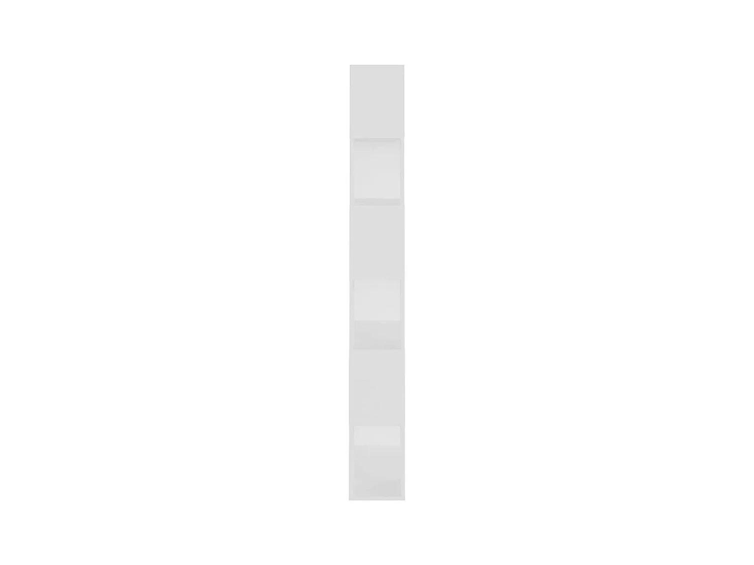 Bibliothèque/Séparateur de pièce Blanc Bois d'ingénierie