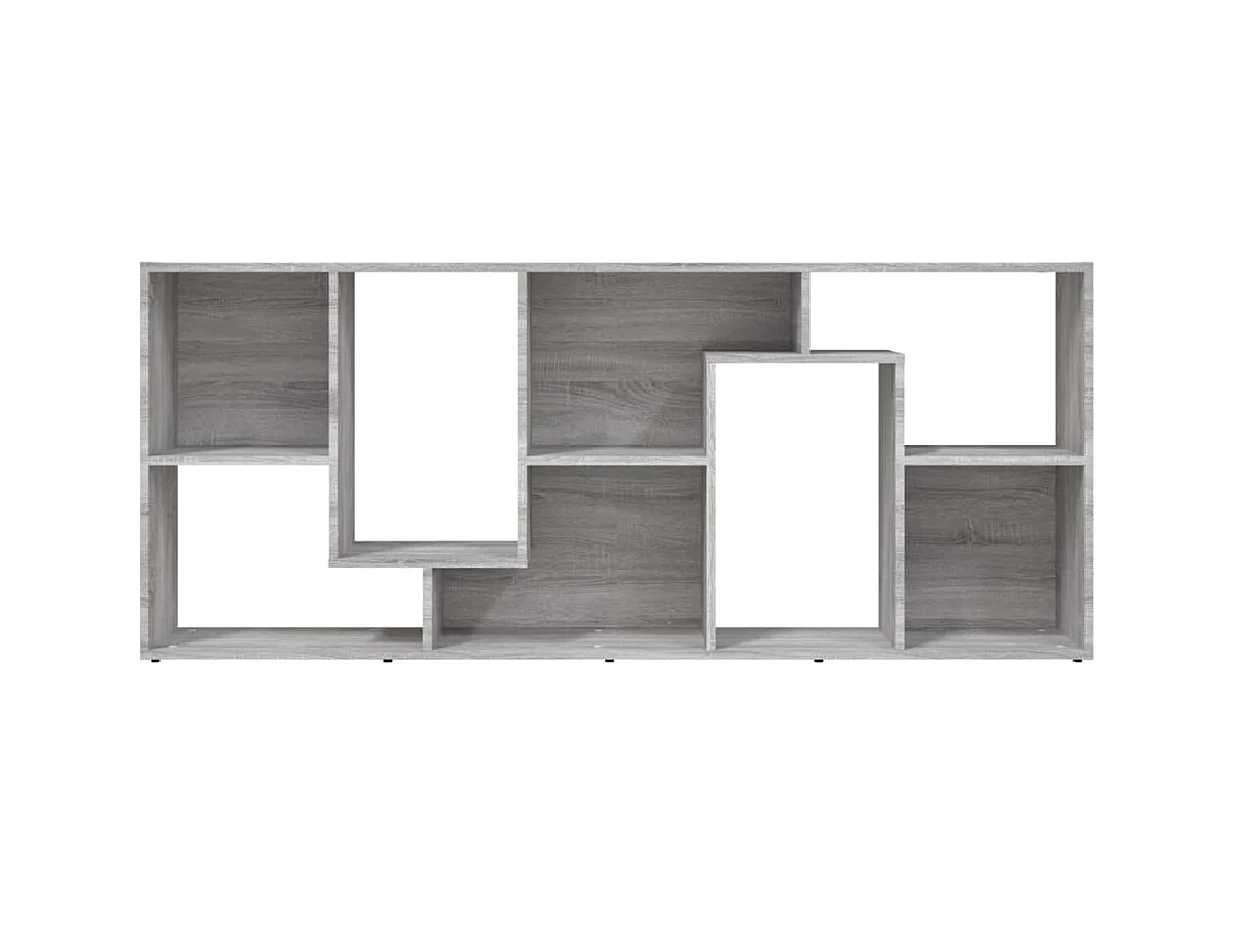 Bibliothèque Sonoma gris 67x24x161 cm Bois d'ingénierie