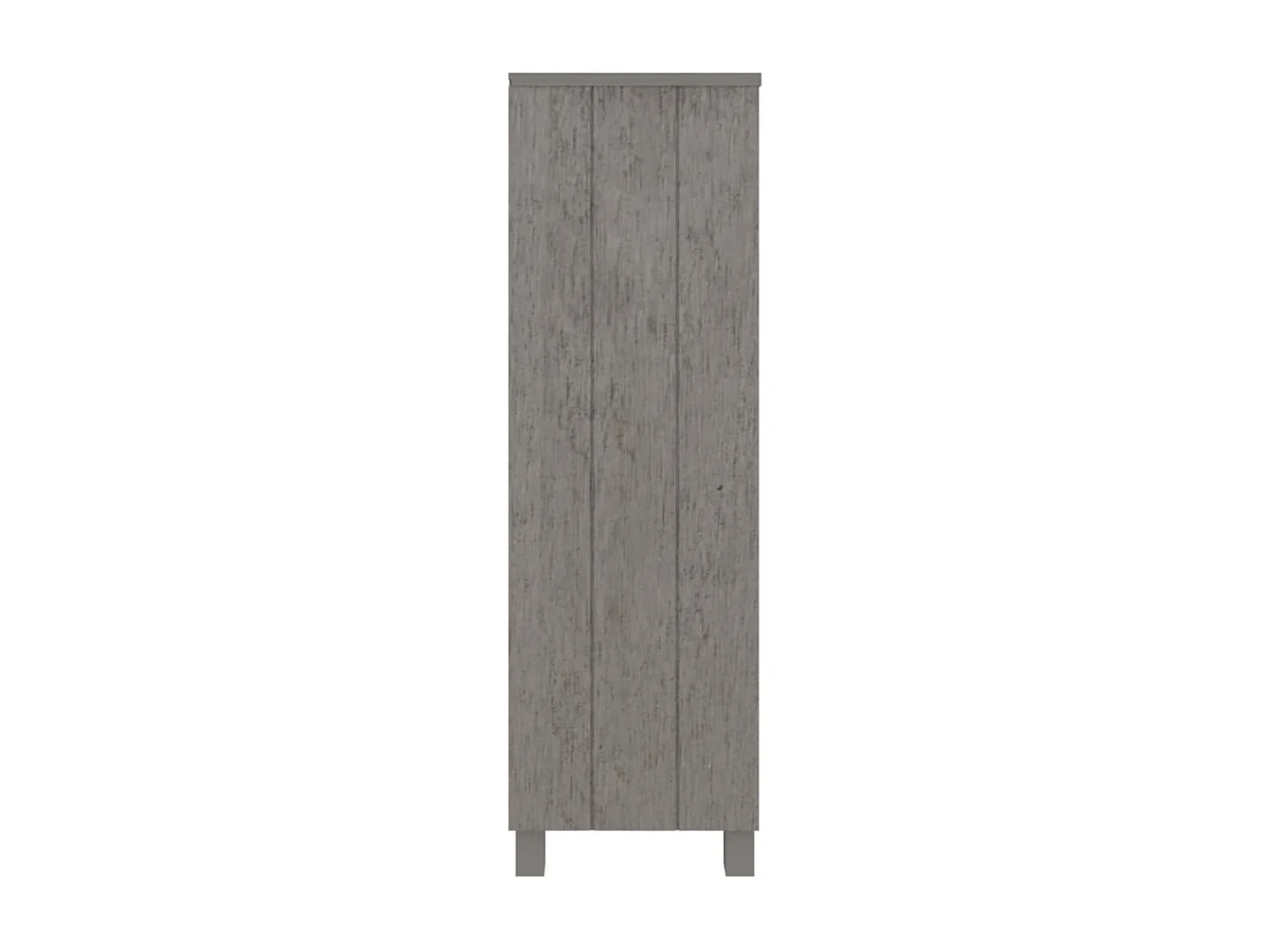 Bibliothèque HAMAR Gris clair 85x35x112 cm Bois de pin massif