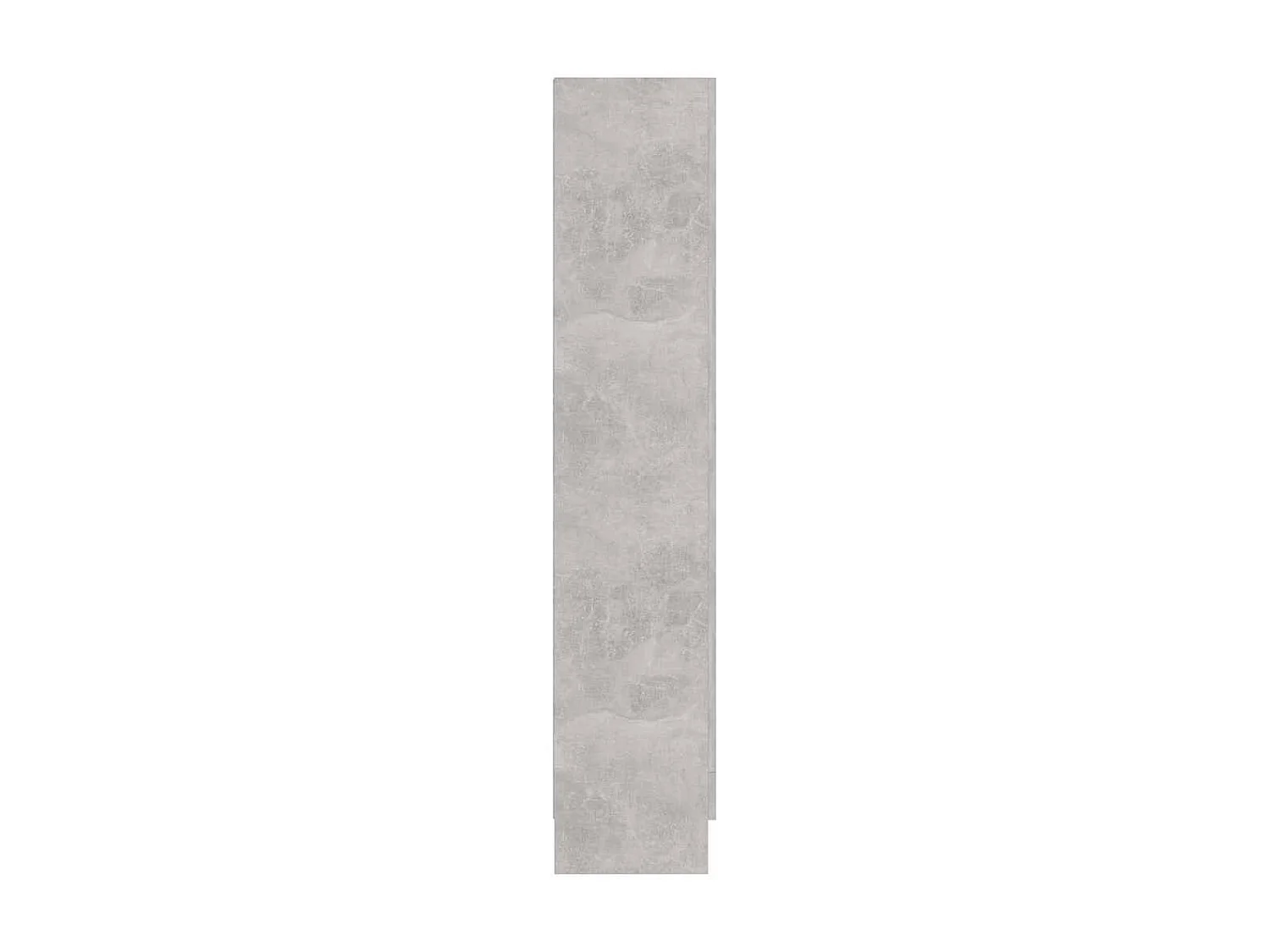 Armoire à vitrine Gris béton 82,5x30,5x150 cm Bois d'ingénierie