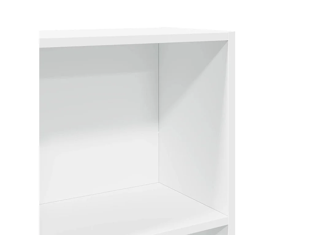 Bibliothèque blanc 40x24x176 cm bois d'ingénierie