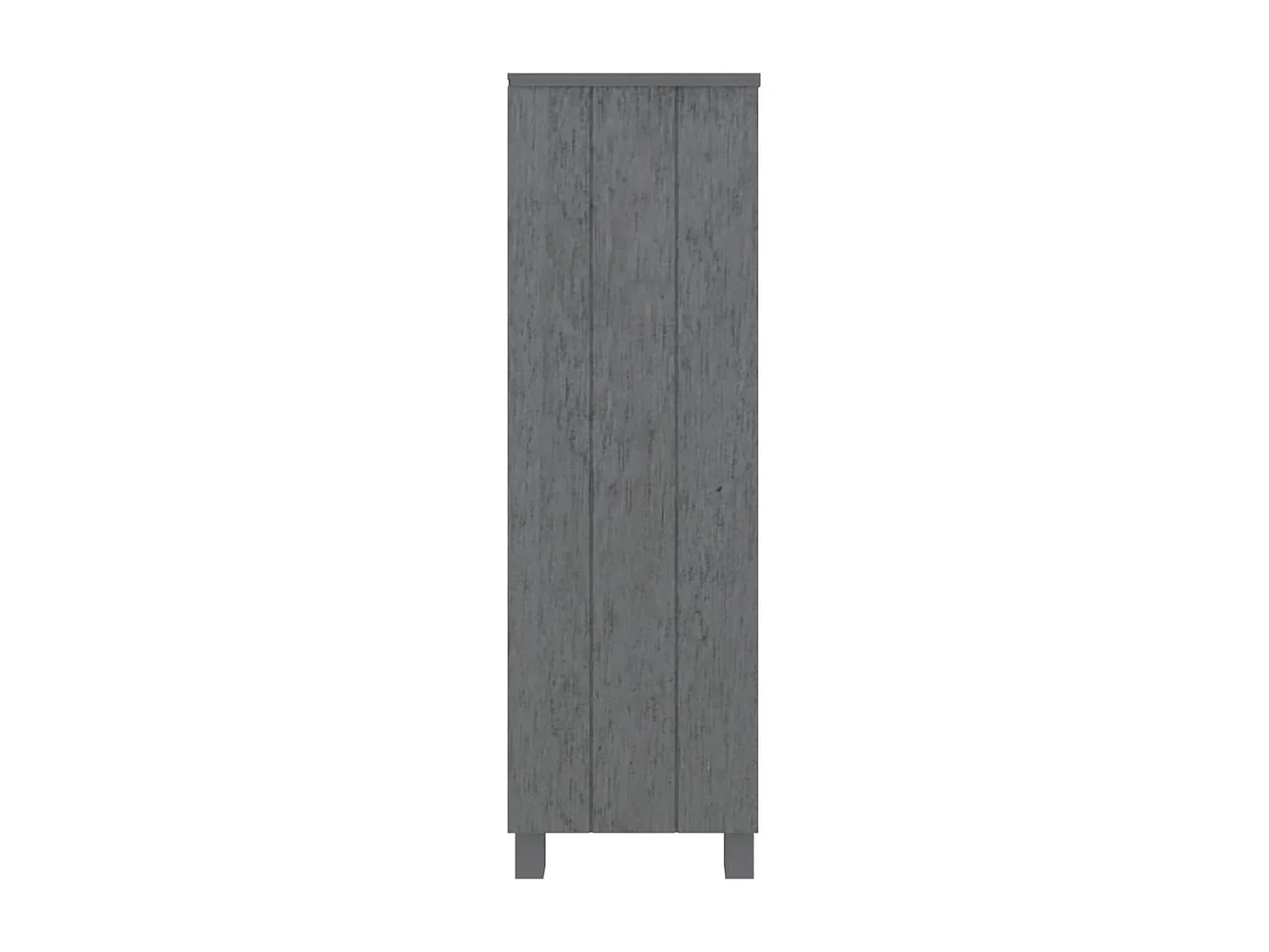 Librería HAMAR Gris Oscuro 85x35x112 cm Madera Maciza de Pino