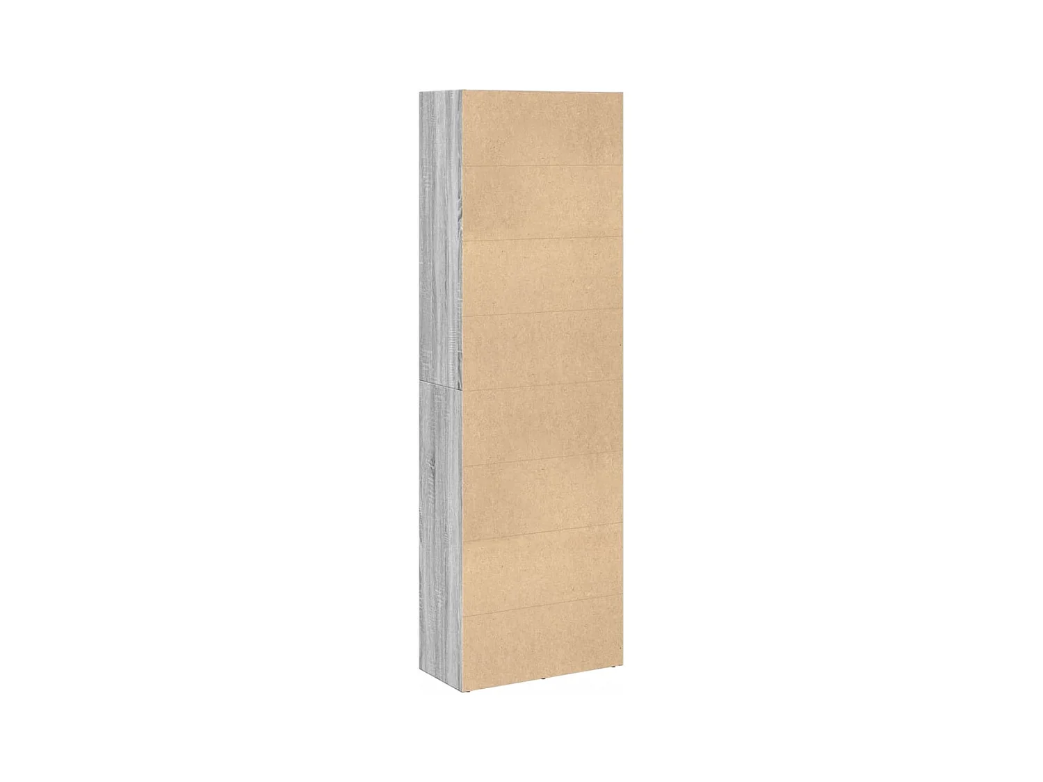 Sonoma grijze boekenkast 60x30x189 cm bewerkt hout
