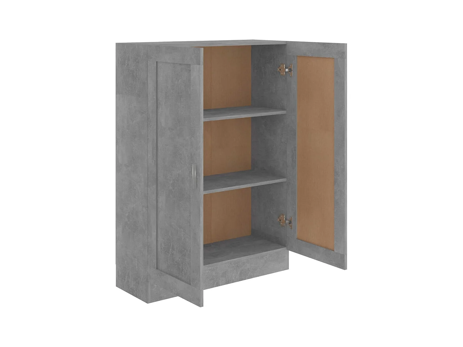 Bibliothèque Gris béton 82,5x30,5x115 cm Bois d'ingénierie