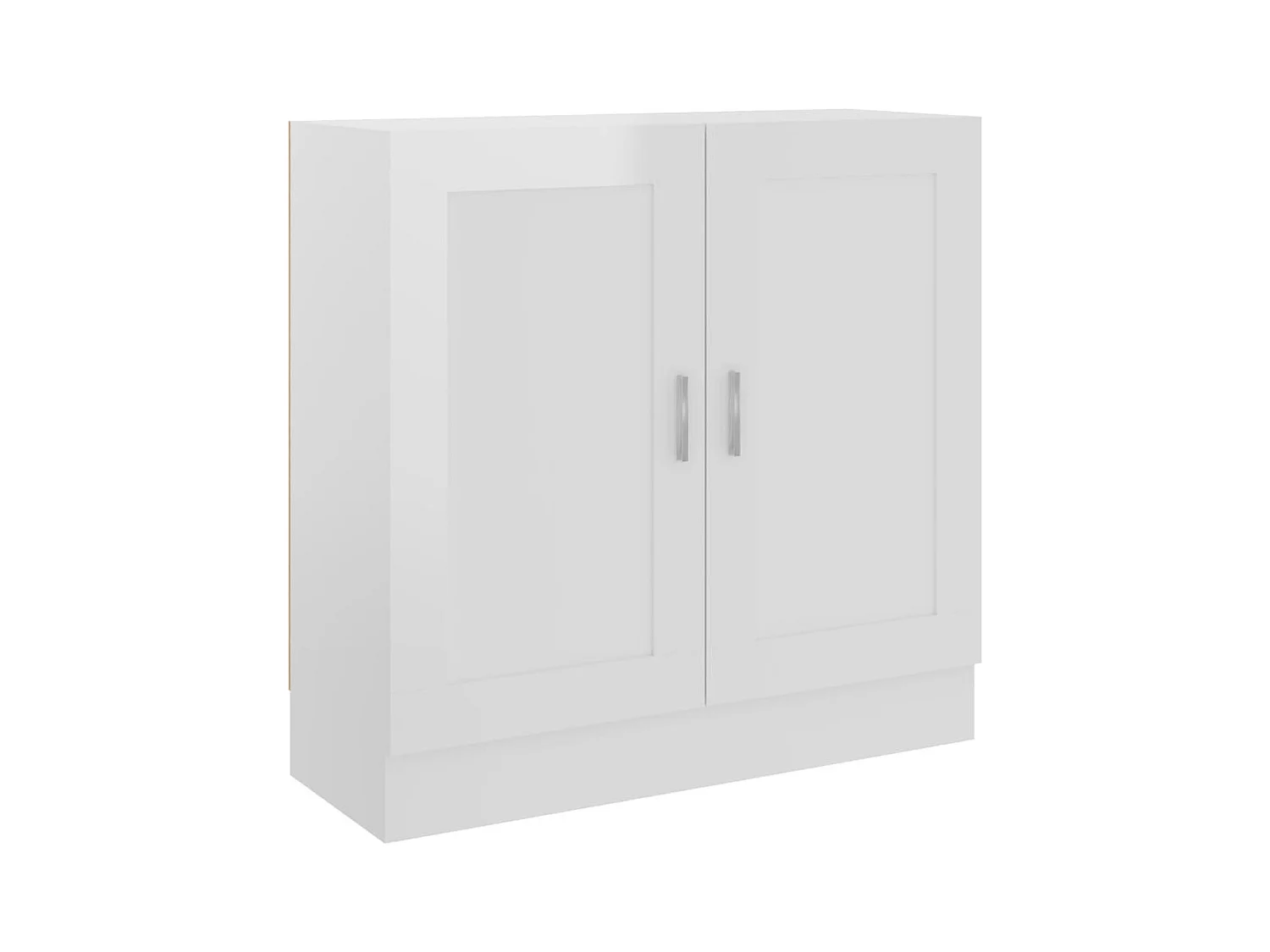 Bibliothèque Blanc brillant 82,5x30,5x80 cm Bois d’ingénierie