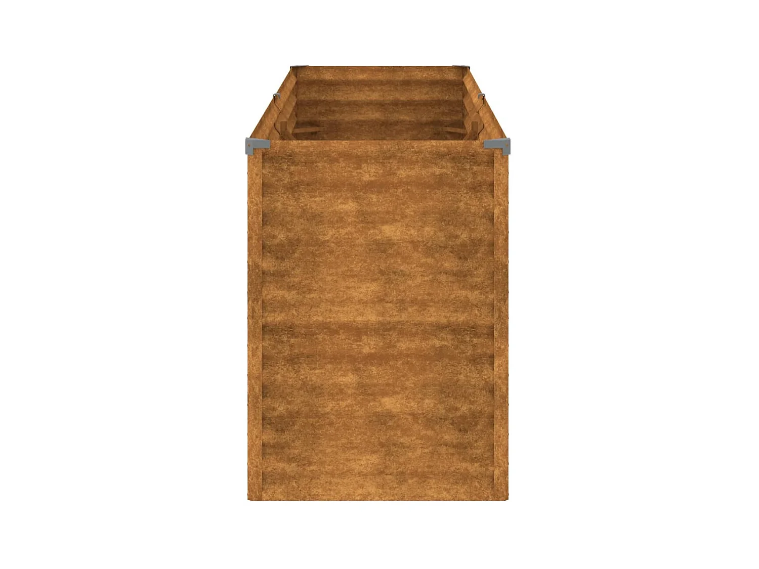 Lit surélevé de jardin 196x50x69 cm acier corten