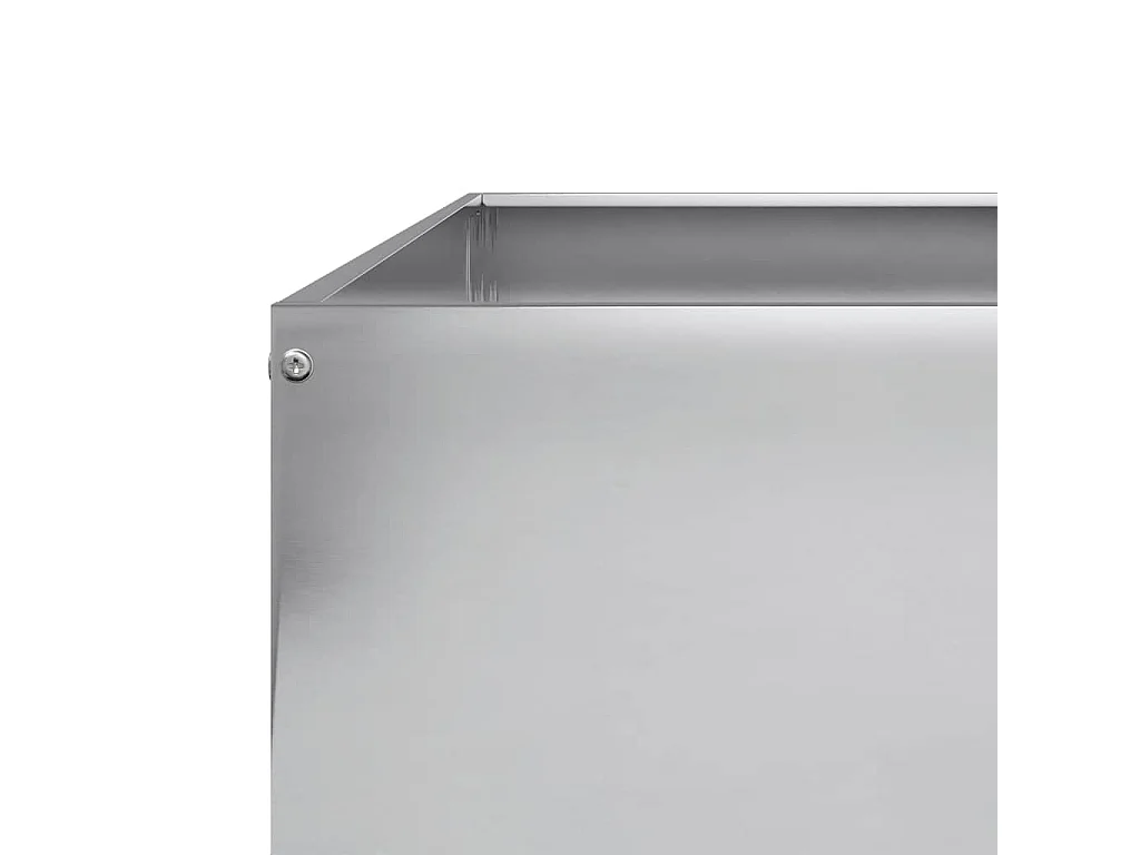 Hochbeet 100x100x26 cm Edelstahl