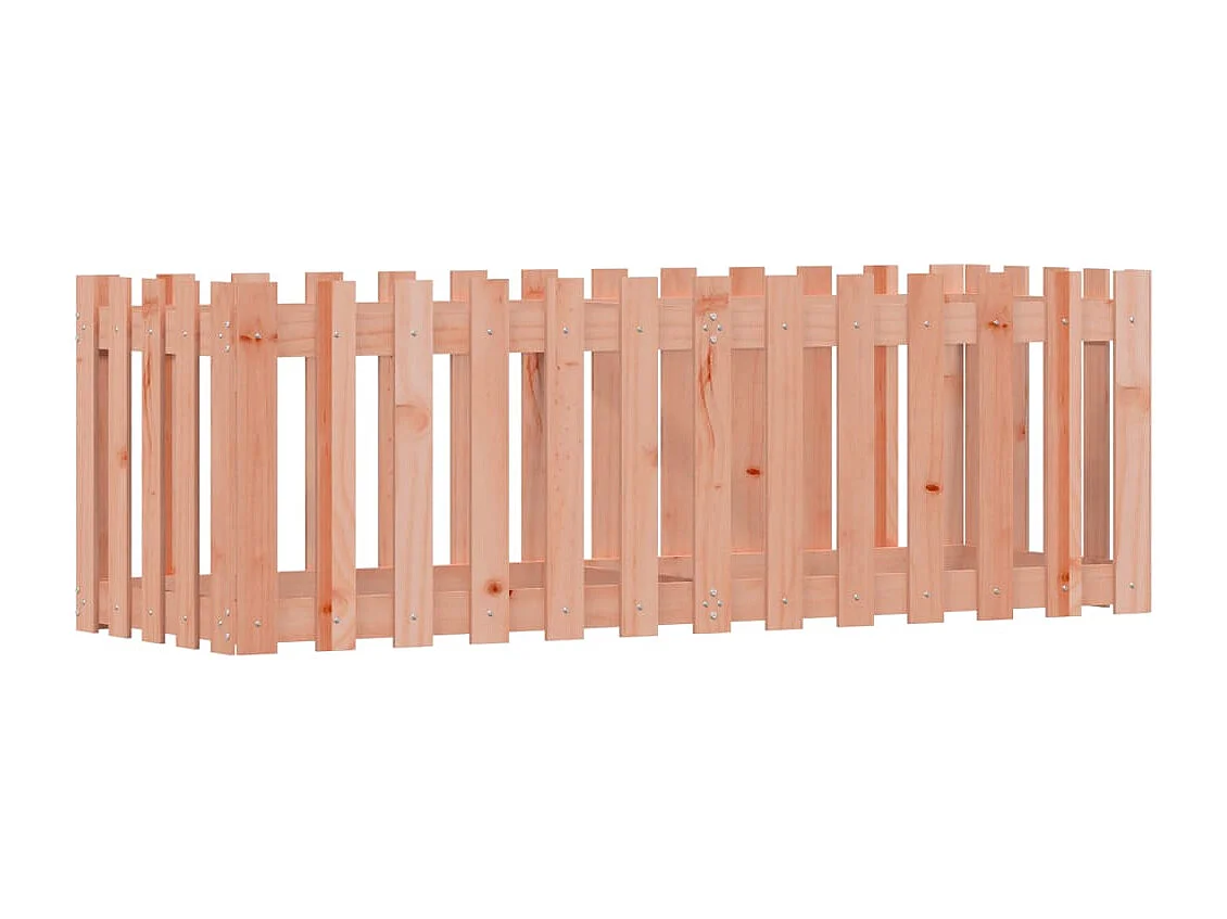 Lit surélevé de jardin design de clôture bois douglas massif