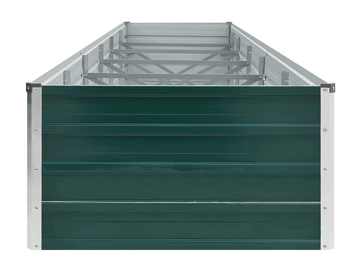 Hochbeet Verzinkter Stahl 480x80x45 cm Grün