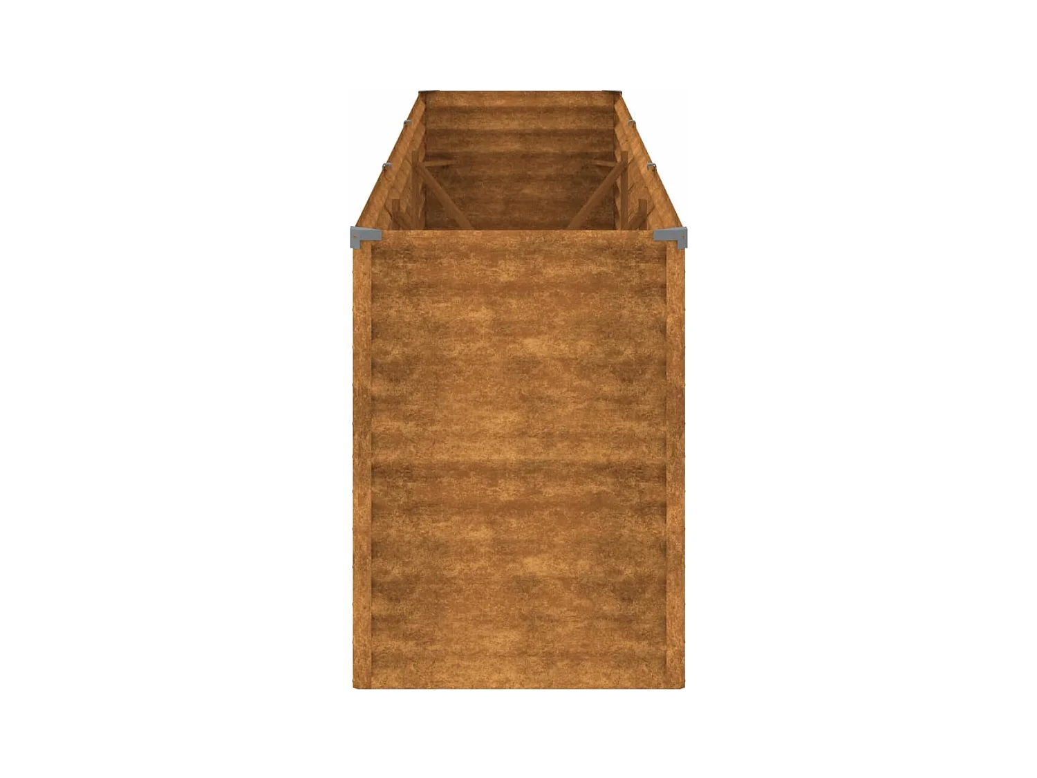 Lit surélevé de jardin 291x50x69 cm acier corten