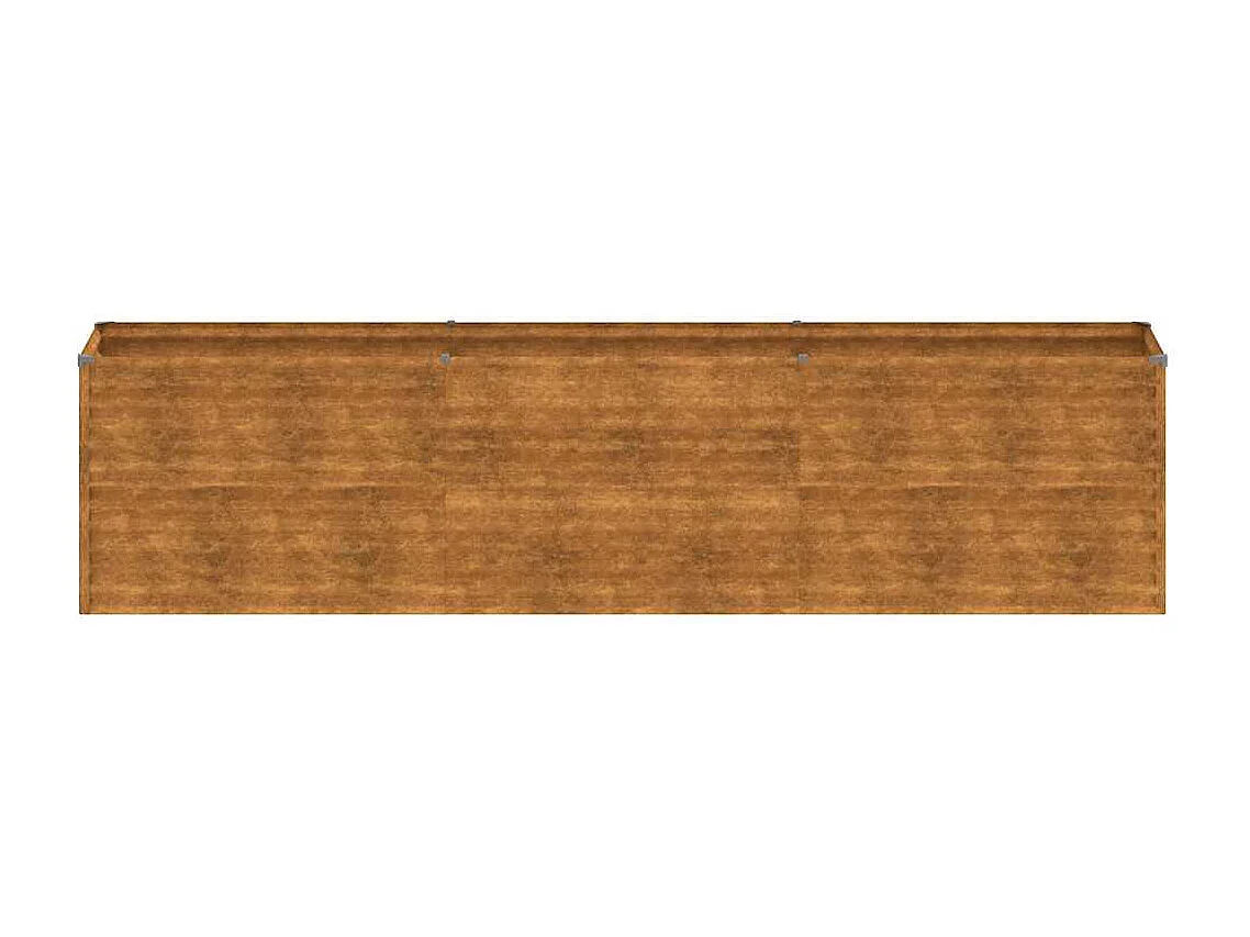 Lit surélevé de jardin 291x50x69 cm acier corten