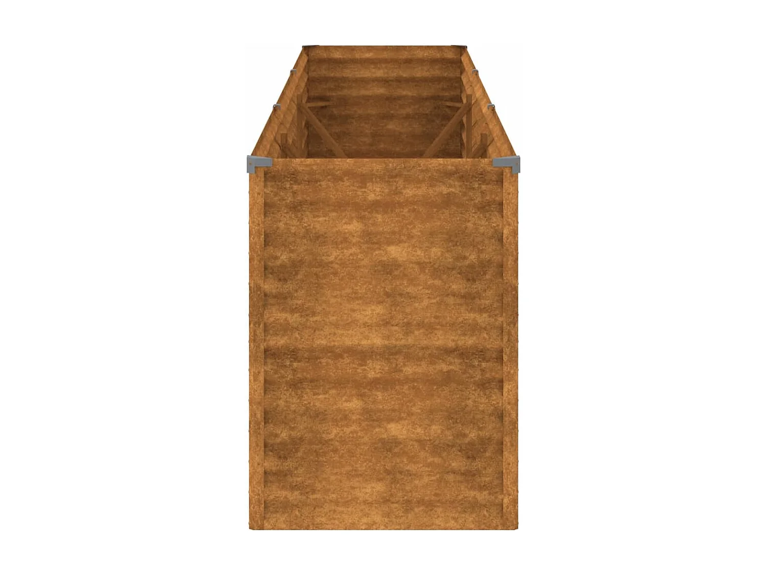 Lit surélevé de jardin 291x50x69 cm acier corten