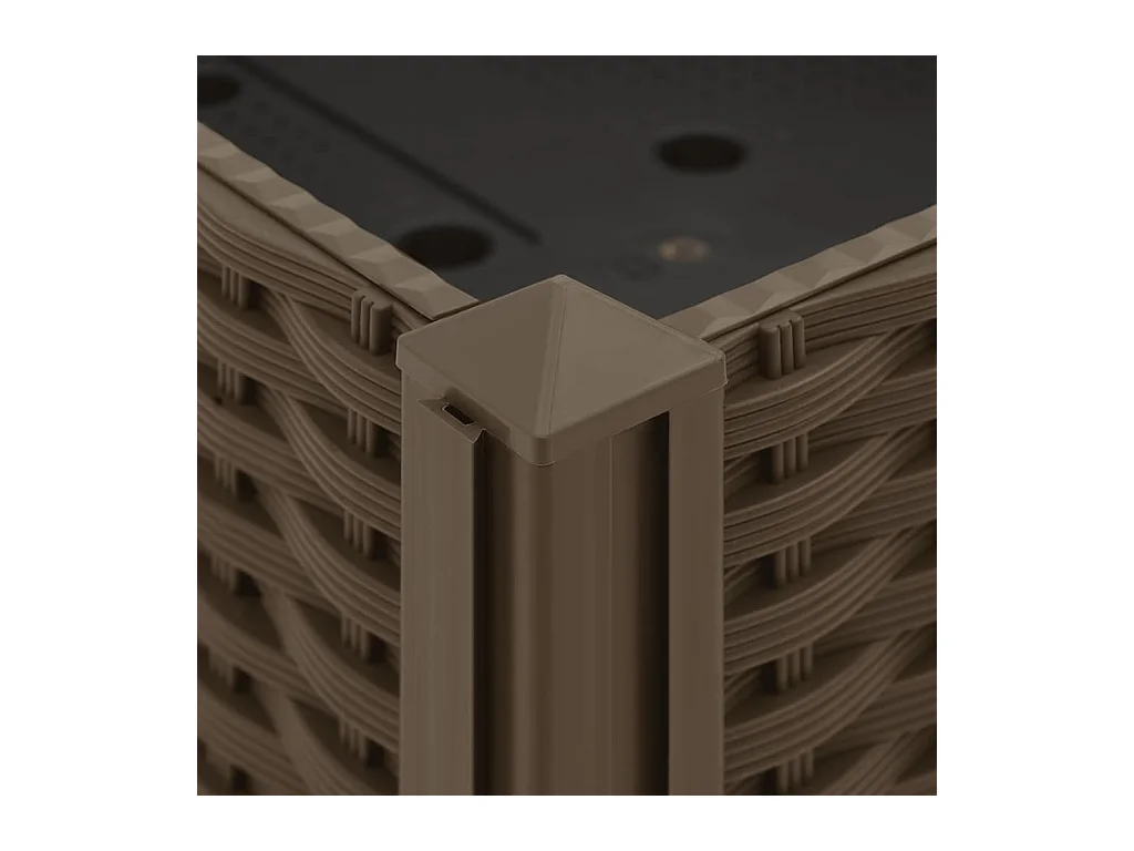 Lit surélevé 120x40x23 cm Polypropylène